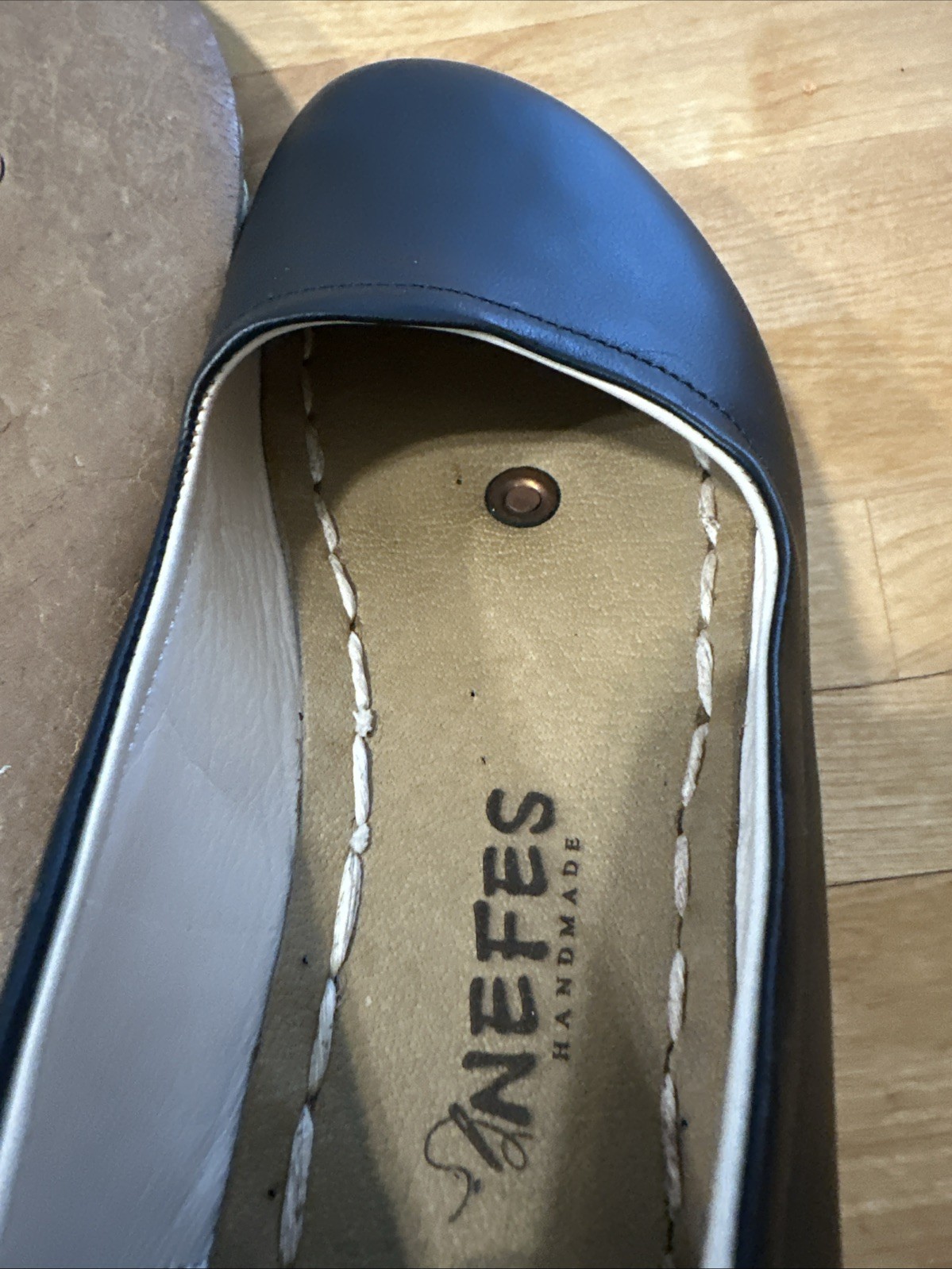 Nefes Grounding Shoes Black Handmade Woman’s Sz 5