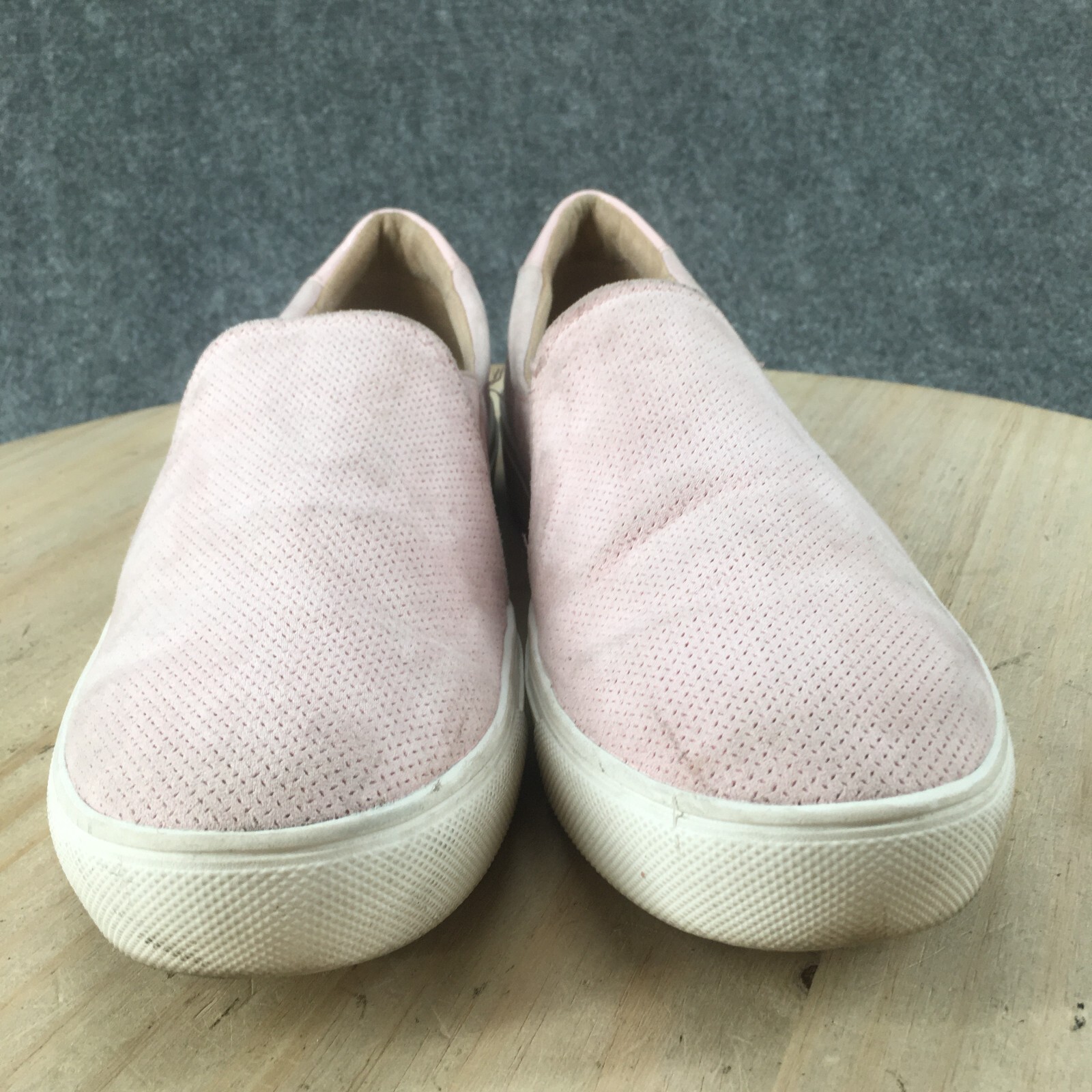 Dr Scholls Shoes Womens 9 M Nova Slip On Casual Sneaker Pink Fabric Round Toe