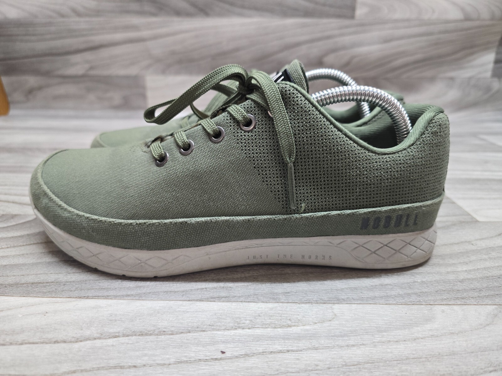 NoBull Canvas Trainer Unisex Women’s Size 11 Men’s Size 9.5 Olive Green