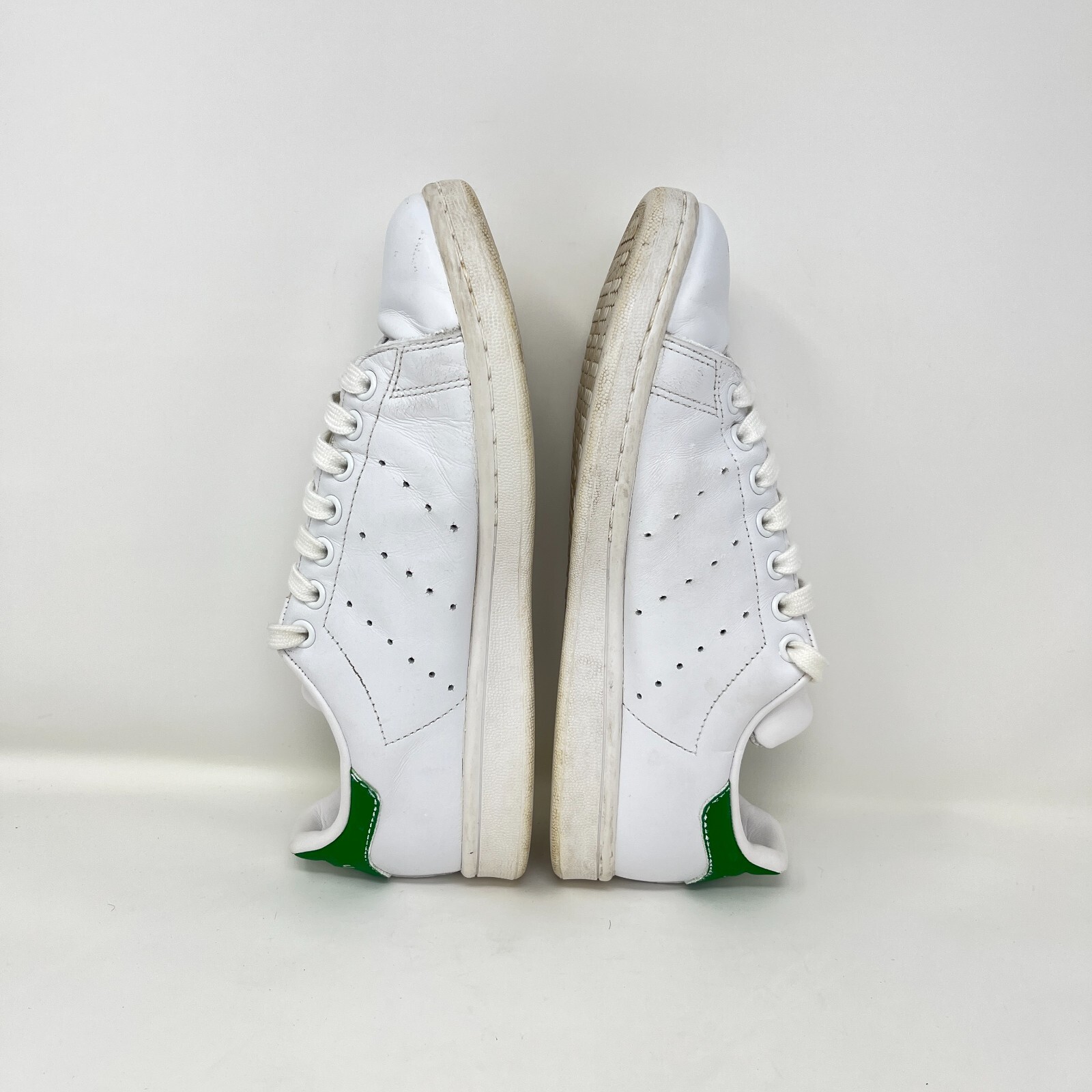 Adidas Stan Smith Classic White Green Leather Comfort Shoes Women’s Size 7.5
