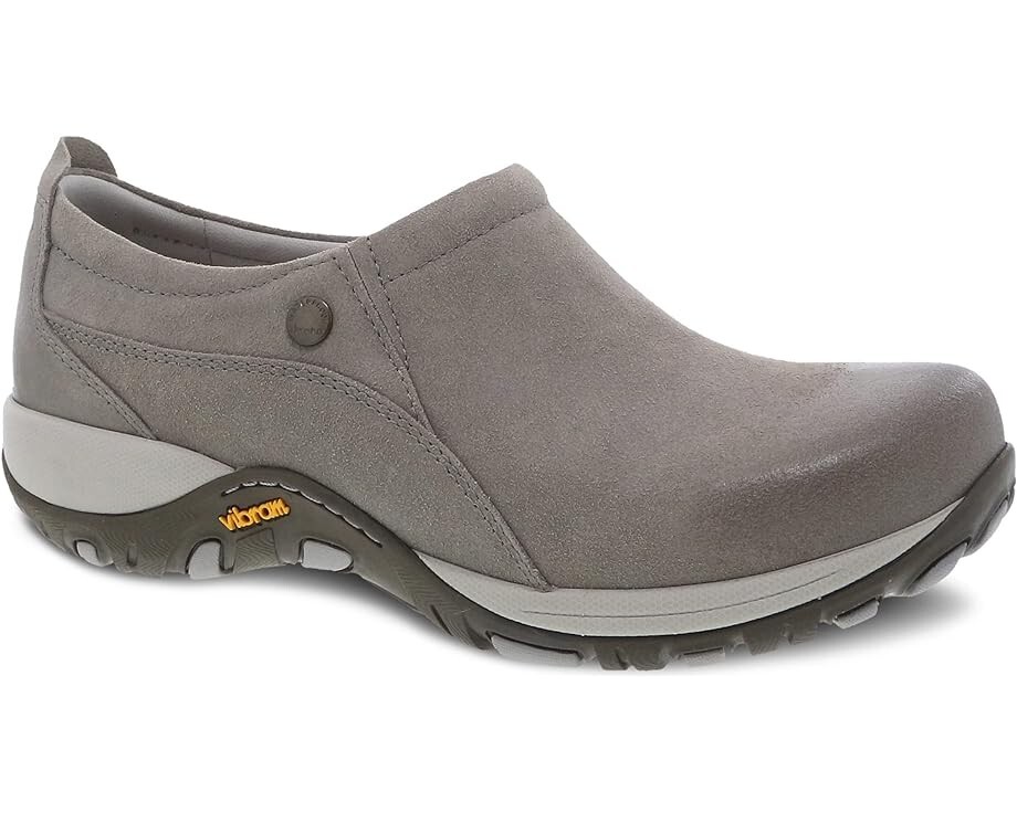 Dansko Patti Taupe Burnished Suede