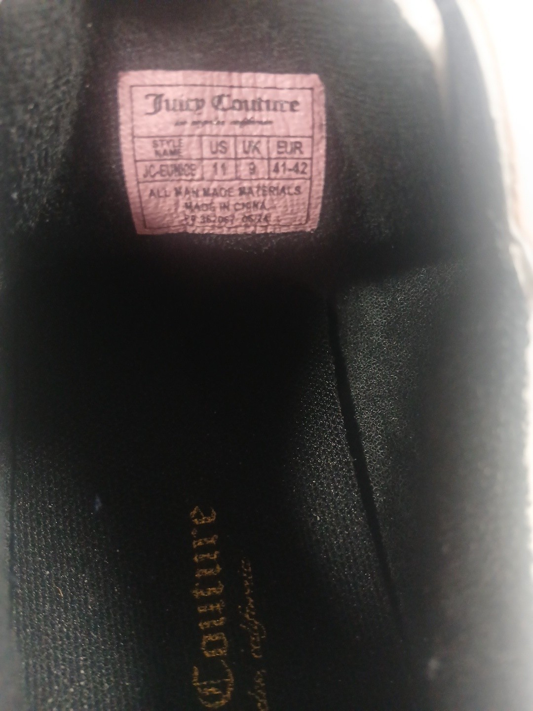 Juicy Couture Women’s Fashion Sneakers White Beige Black Lace Up Casual Shoes