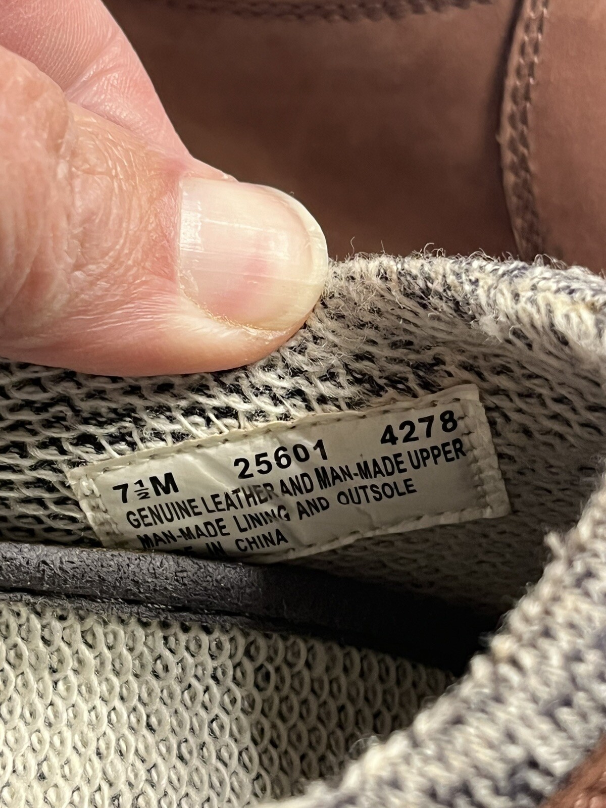 Timberland Smartwool Brown Leather Waterproof Vibram Ecostep Slip On Shoes 7.5M