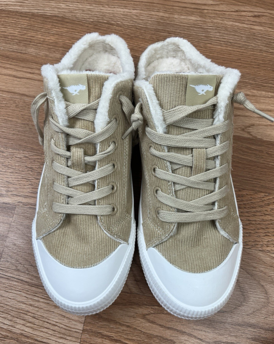 Rocketdog Cheery Platform Mule Sneakers Natural Corduroy Women’s Size 11 NEW