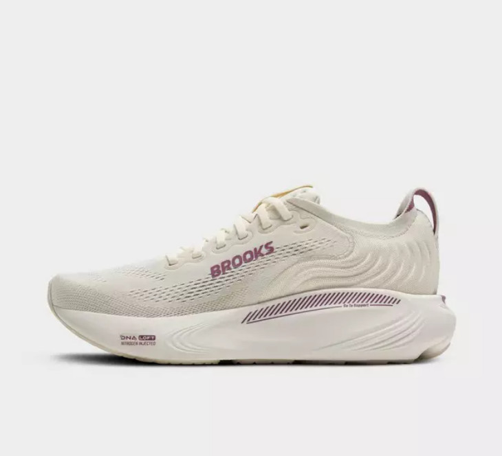 NO IMPORT FEE !!Women’s Brooks Adrenaline GTS 25 Running Shoes,Coconut/Argyle