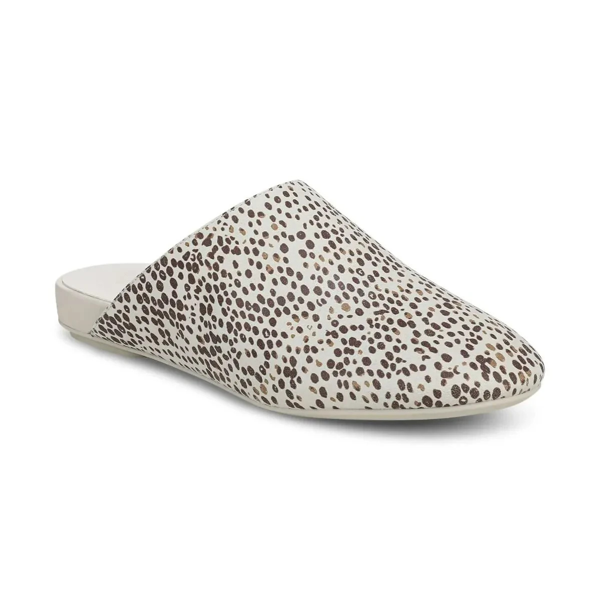 Vionic Opal Slip On Mule, Cream Multi Suede – Free Shipping