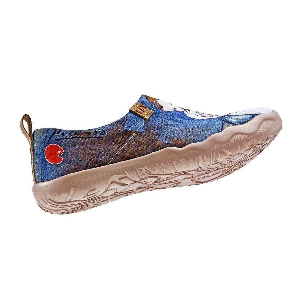 Women Size 5-11 UIN Slip On Shoes Canvas Comfortable Loafers “Child with Dove”