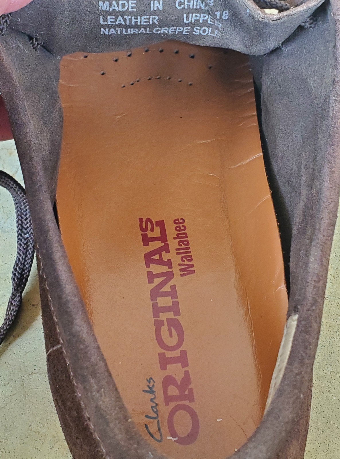 *Clarks*Originals♡Wallabee♡WomenSz.9●Dark Suede●Lace Up●Casual Shoes●Pre-Loved💗