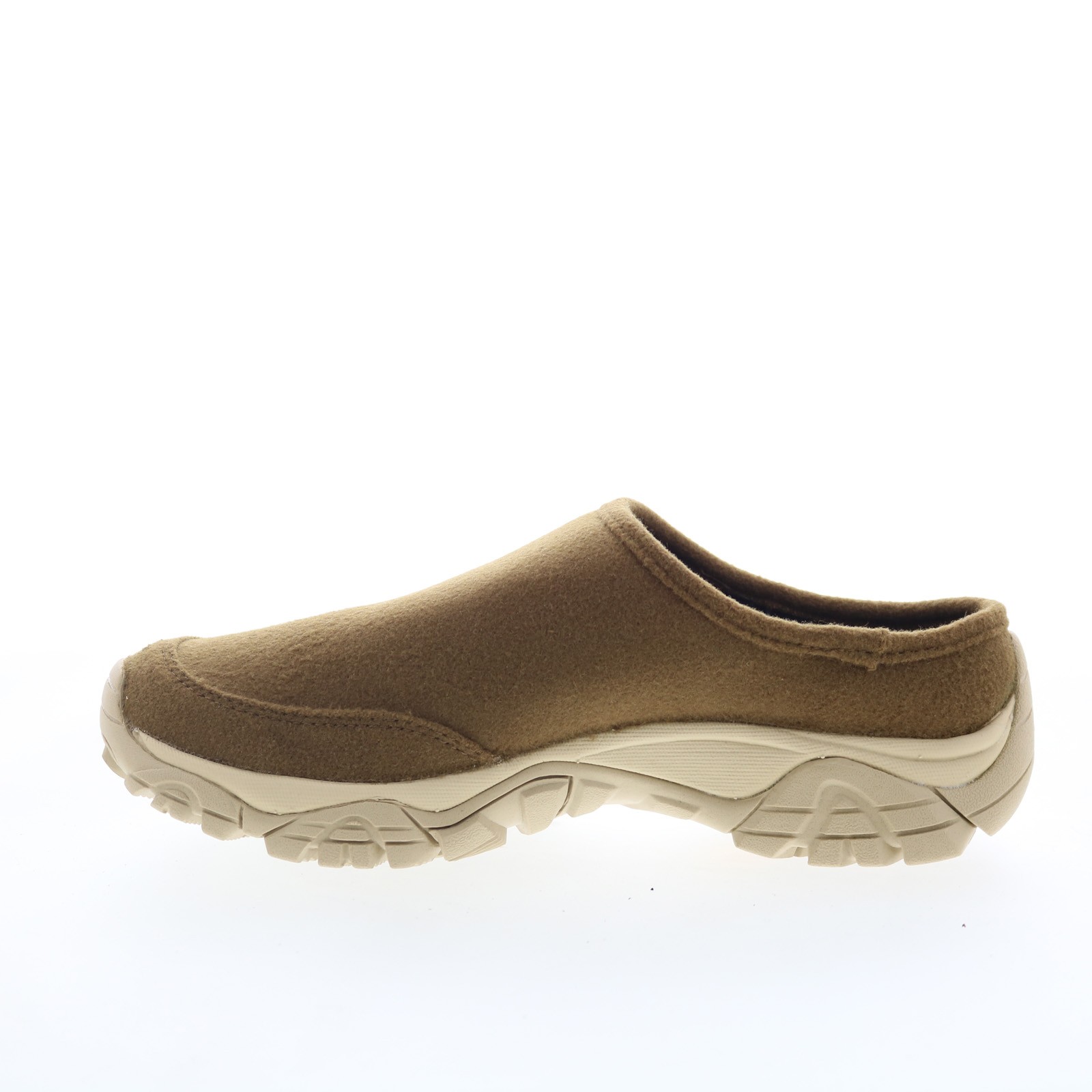 Merrell Moab 2 Slide Wool 1TRL J068022 Womens Brown Canvas Clog Flats Shoes