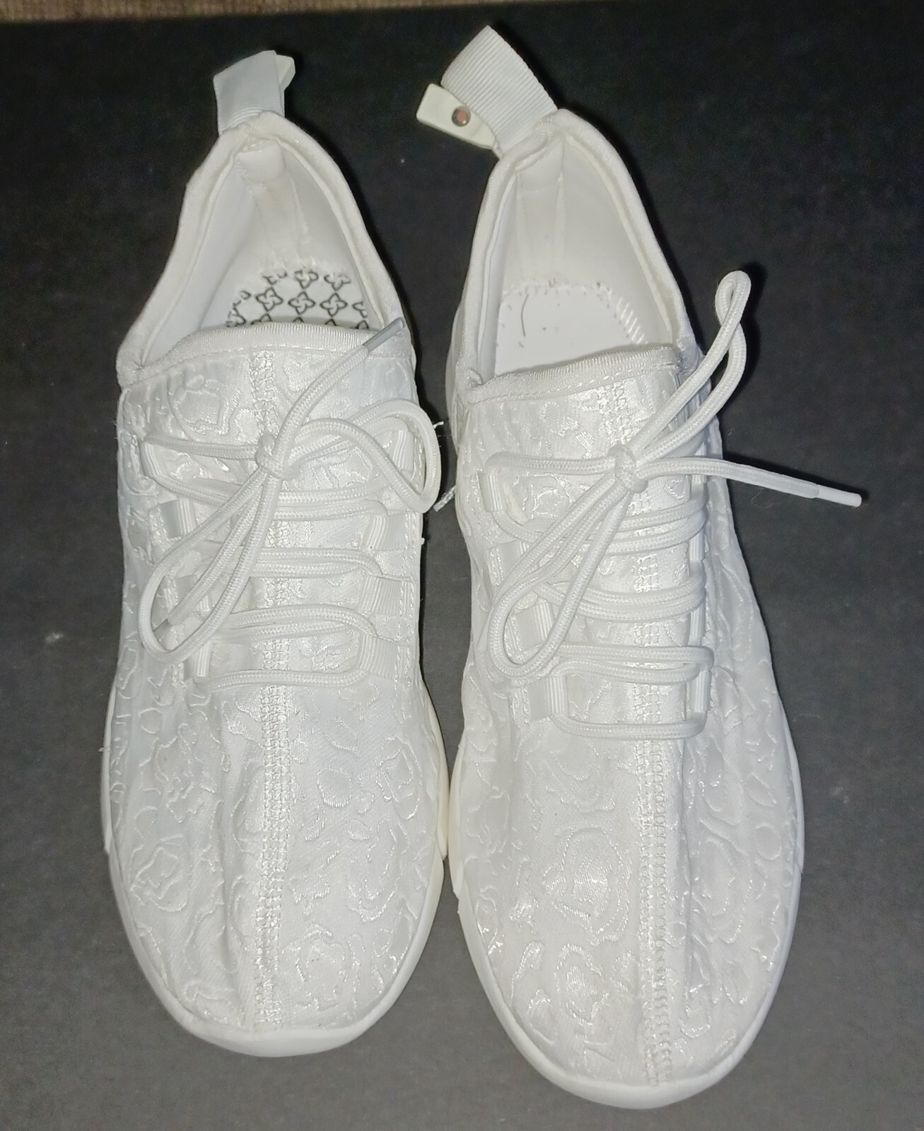 Adult Ladies Fiber Optic LED Light up Sneakers Shoes Party Dancing 9.5-10