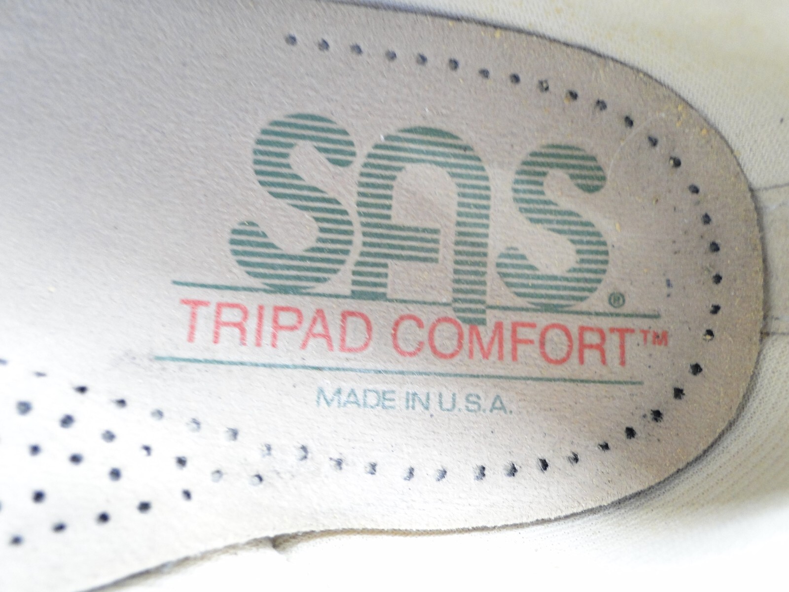 SAS Tripad Comfort Simplify White Leather Slip-On Loafer Shoes Women’s US 8 S