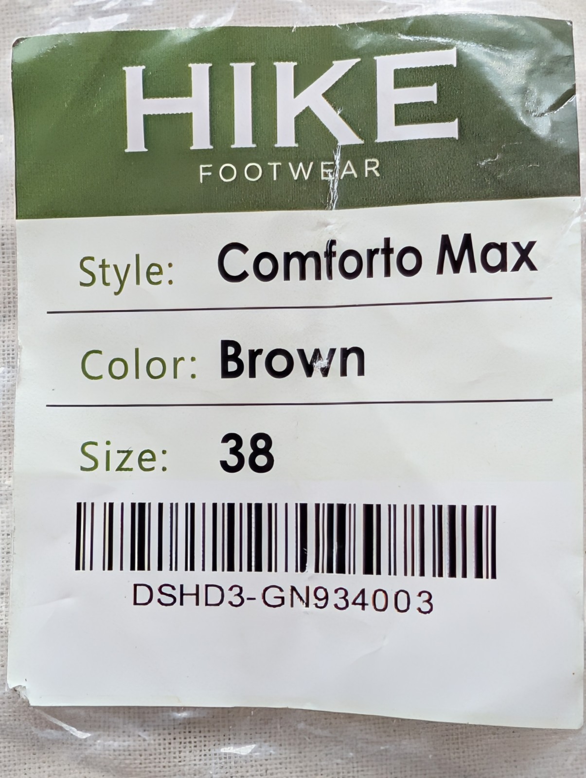 Hike Footwear Comforto Max W7.5 M5.5 EU38 Brown Barefoot Minimalist Shoes