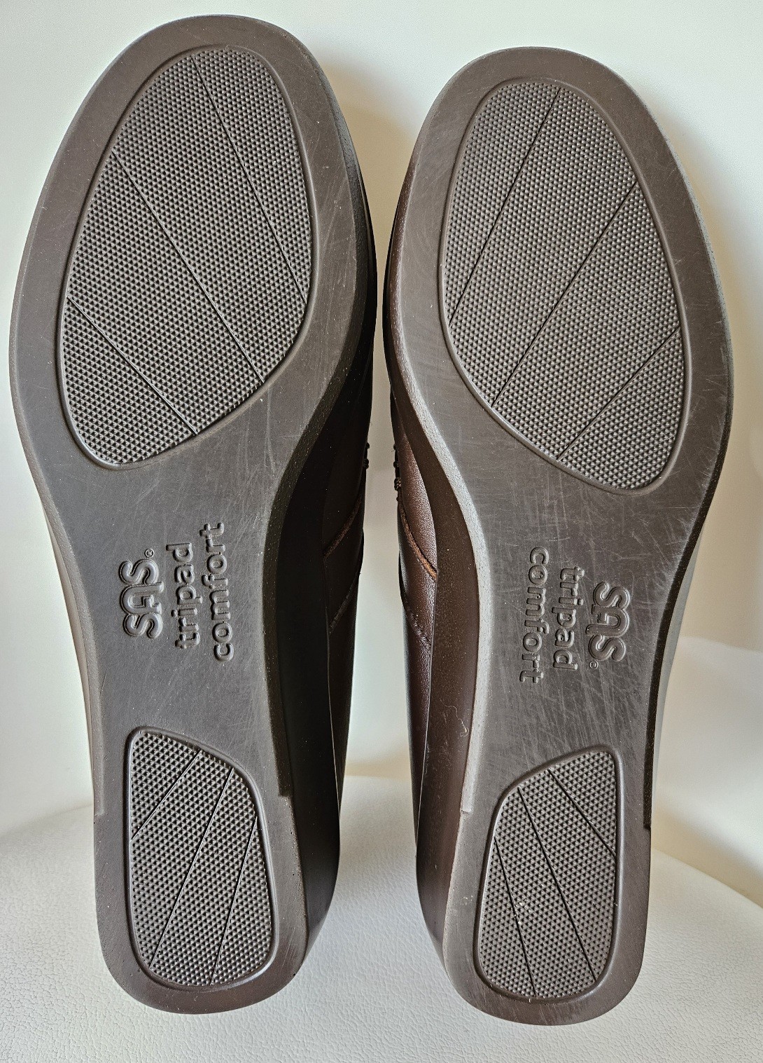 New SAS Tripad Comfort Woman’s Shoes Size 9 Brown Slip IN Stretch Made in USA