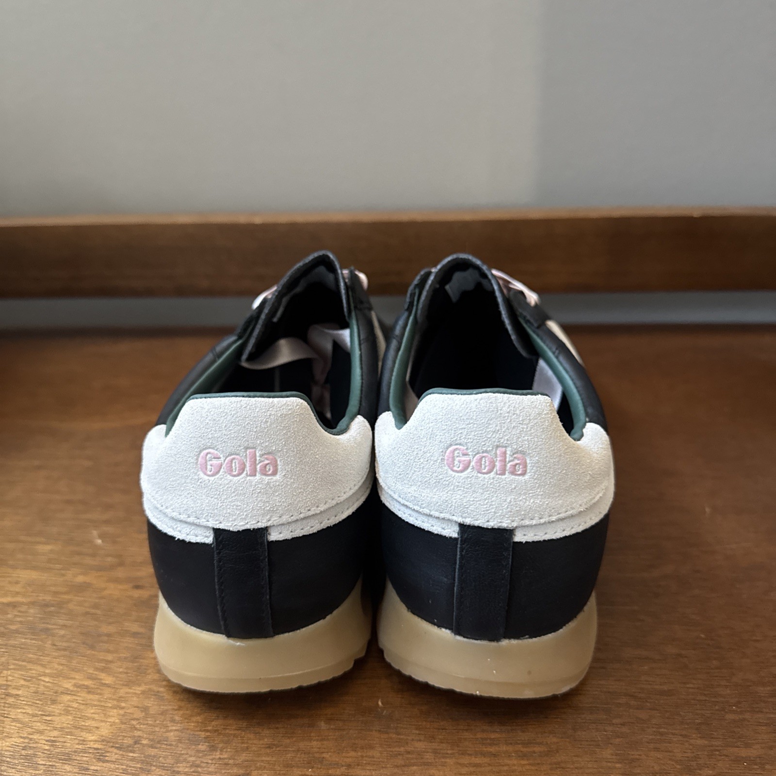Gola x Anthopologie Stadium Quilted Sneakers Black/Pink/Green Women’s Sz 9.5 NIB