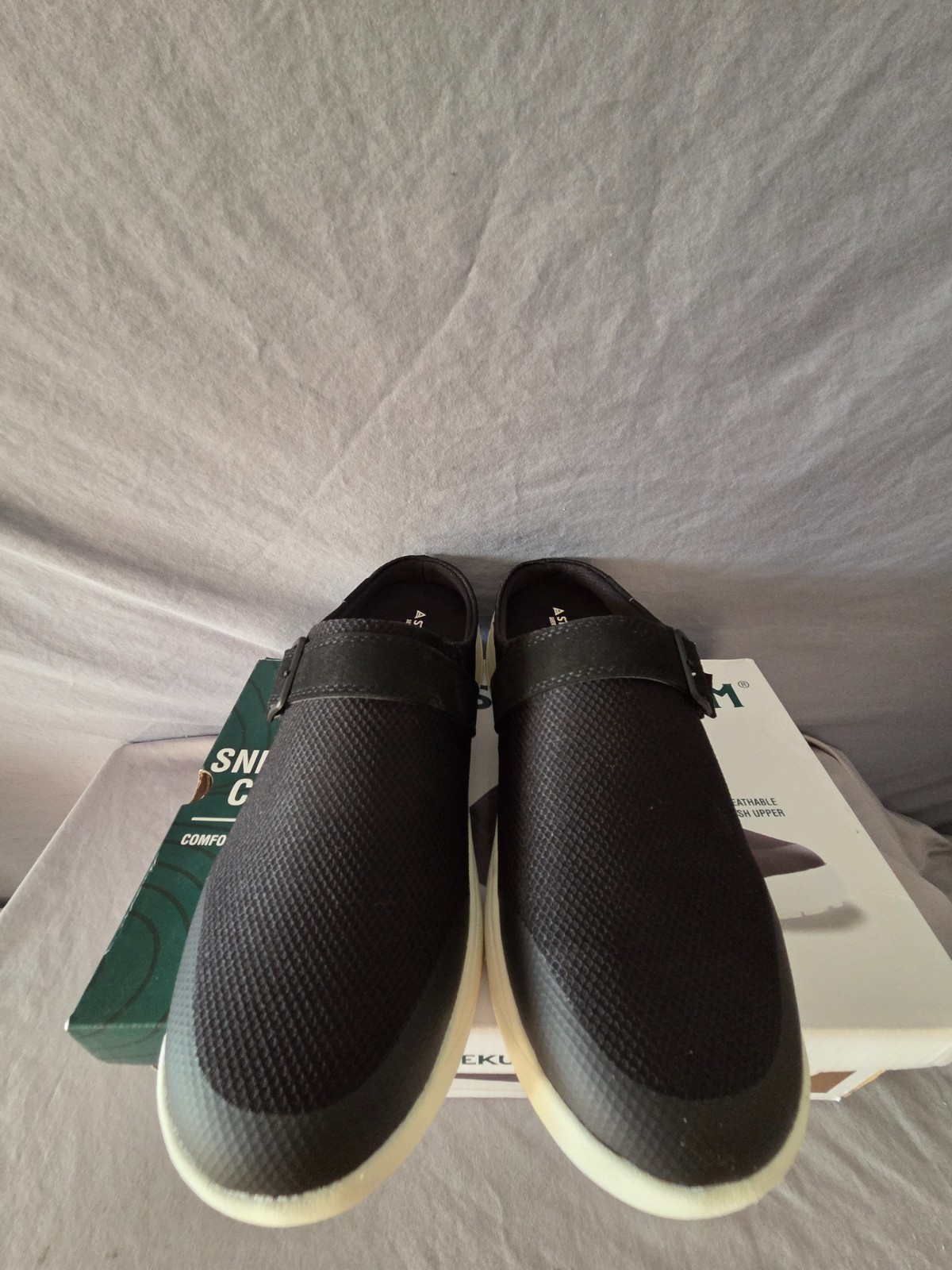 STAHEEKUM Women’s Comfort Sneaker Clog Sie 9 Black with box Slip On Cushioned