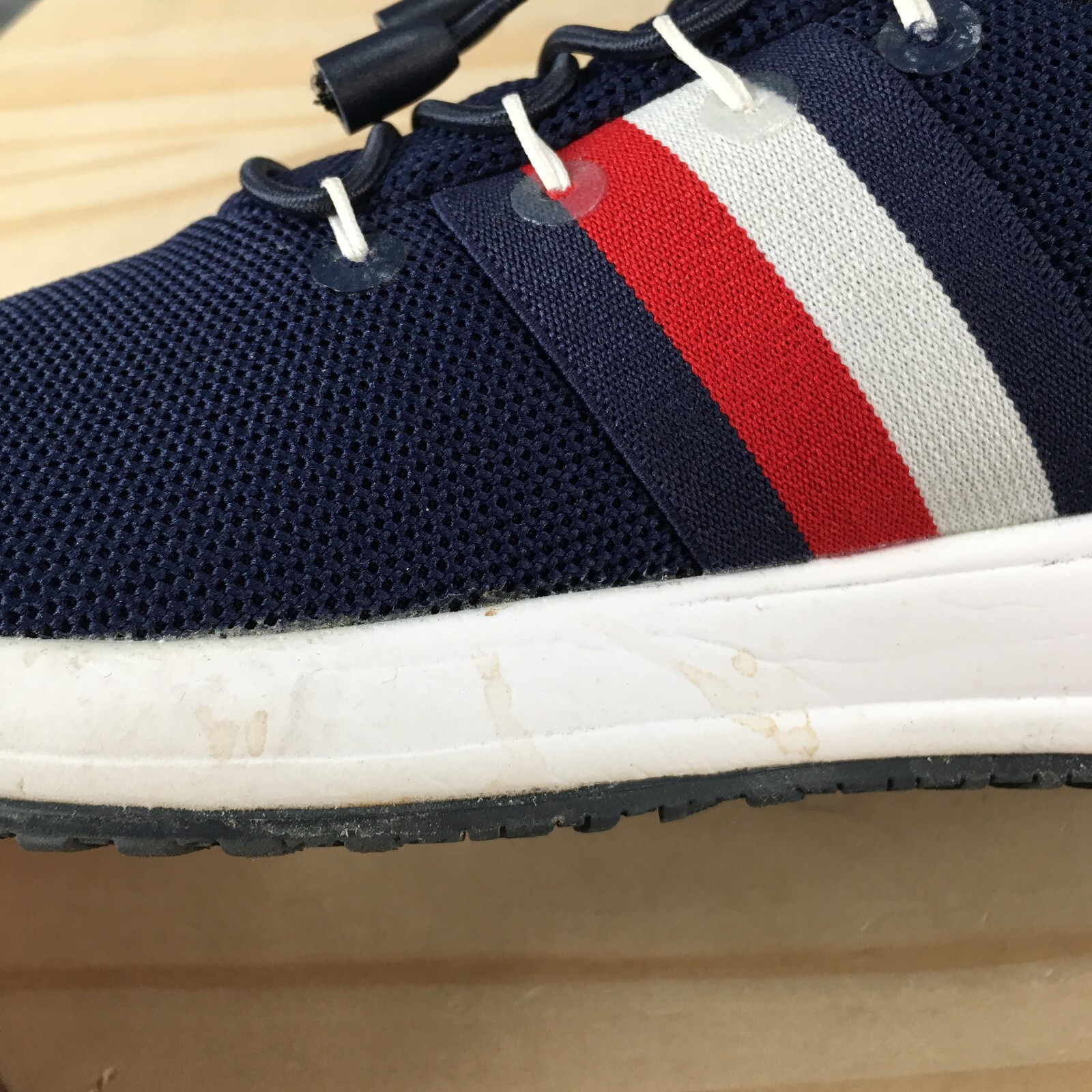 Tommy Hilfiger Shoes Womens 8.5 M Rhena Casual Sneakers Blue Mesh Lace Up Low