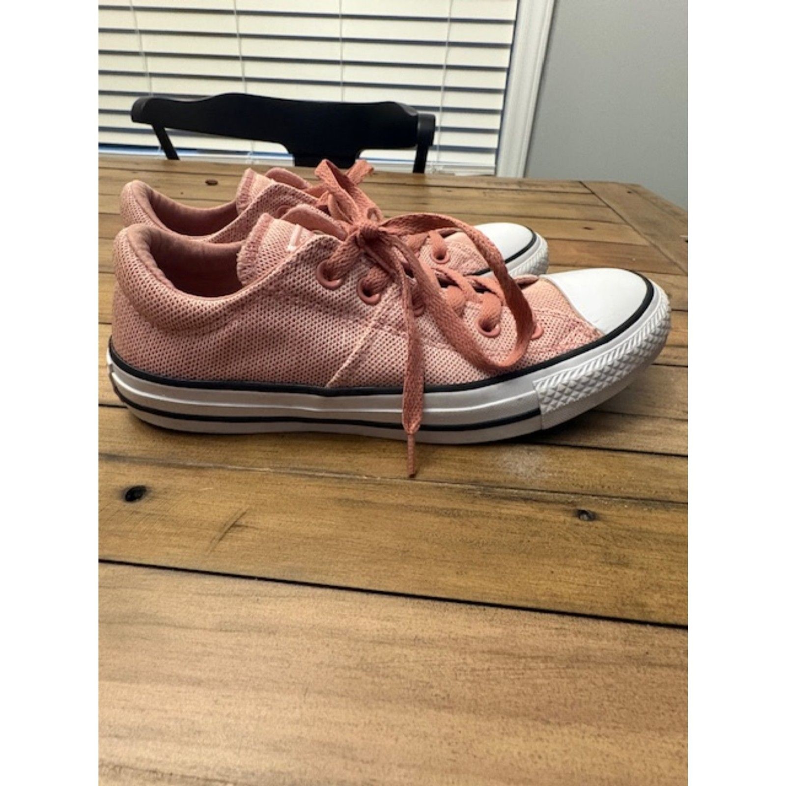 Converse All Star Madison Oxford Sneakers Women’s 7 Rust Pink Heavy Duty Canvas
