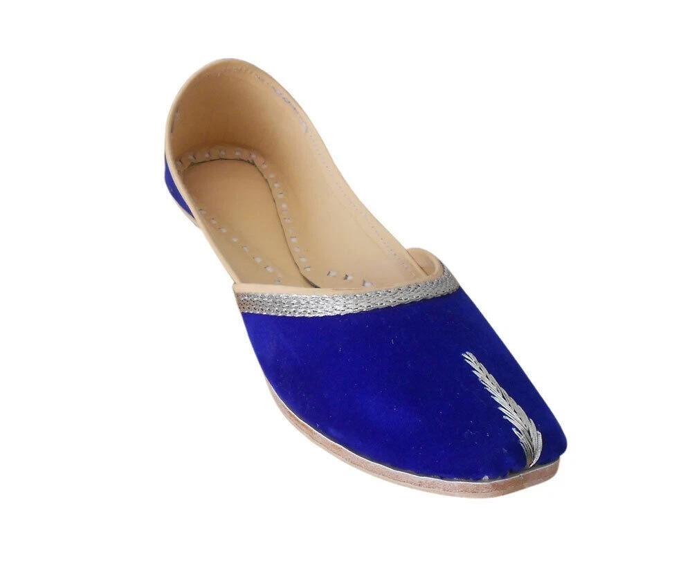 Women Casual Shoes Indian Handmade Flip-Flops Leather Punjabi Mojaries US 6-11