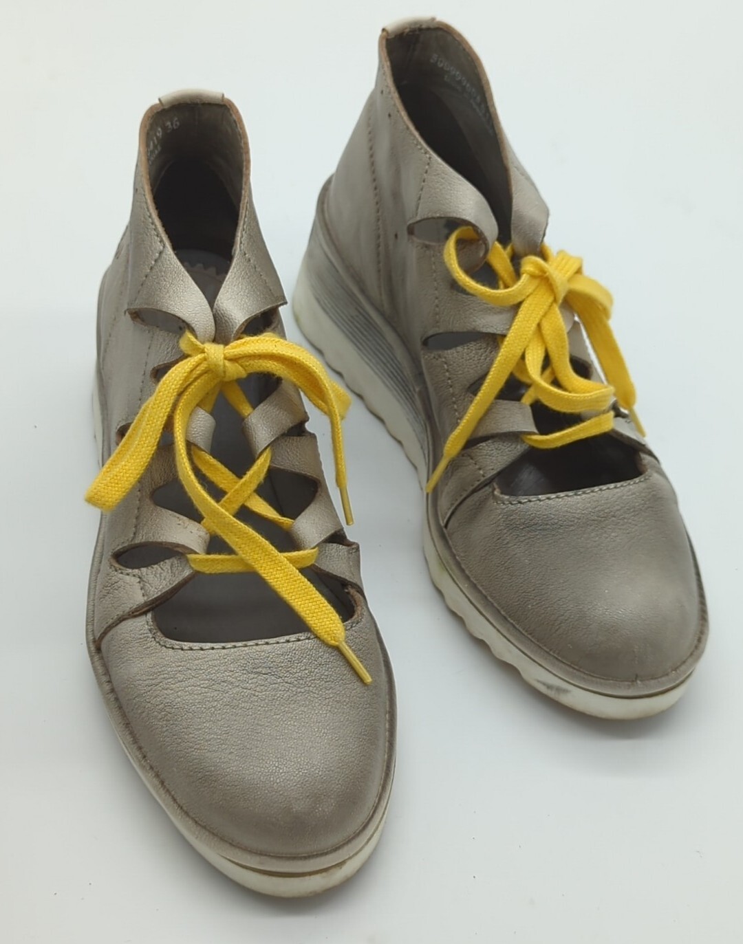 FLY LONDON Women’s Coda Lace Up Closed Toe Shoes Shootie Size EU 36