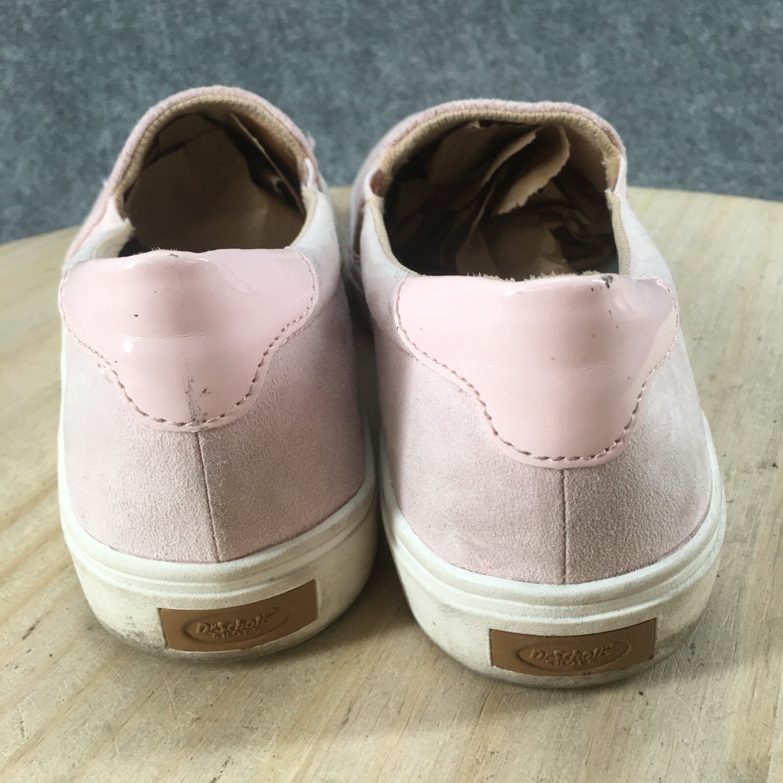 Dr Scholls Shoes Womens 9 M Nova Slip On Casual Sneaker Pink Fabric Round Toe