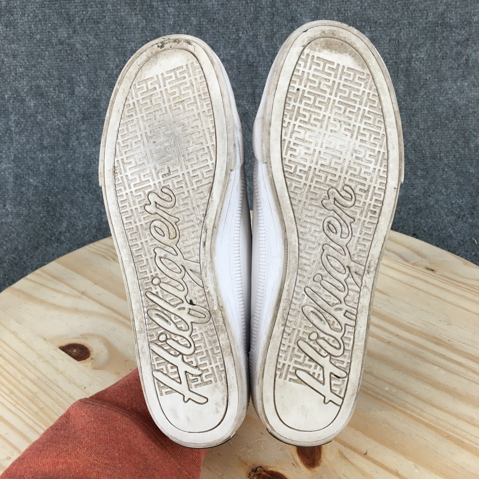 Tommy Hilfiger Shoes Womens 6.5 M Anni Laceless Slip On Sneakers White Casual