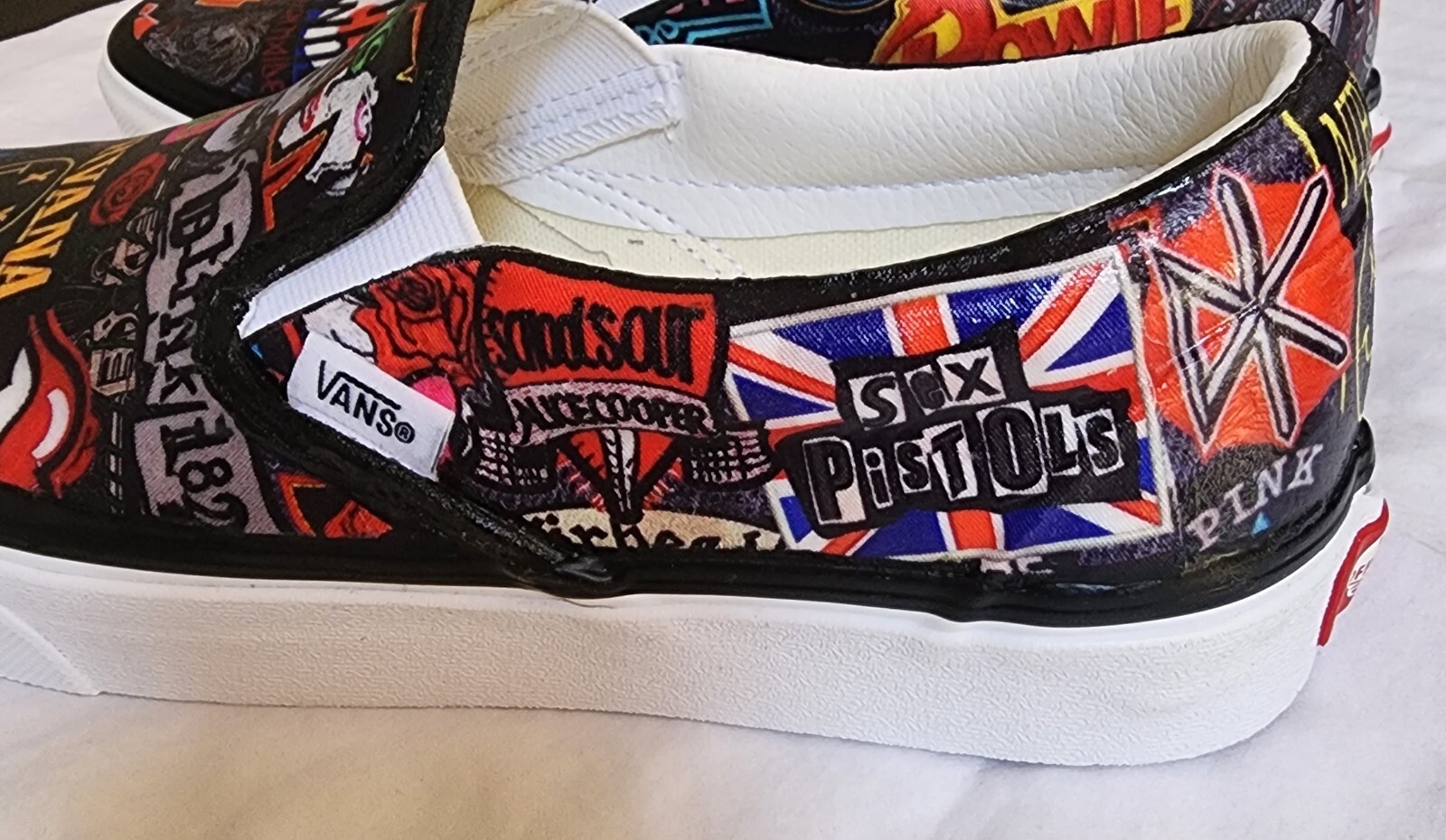 VANS Shoes 80’s 90’s bands classics Hand Detailed Women’s ANY size available
