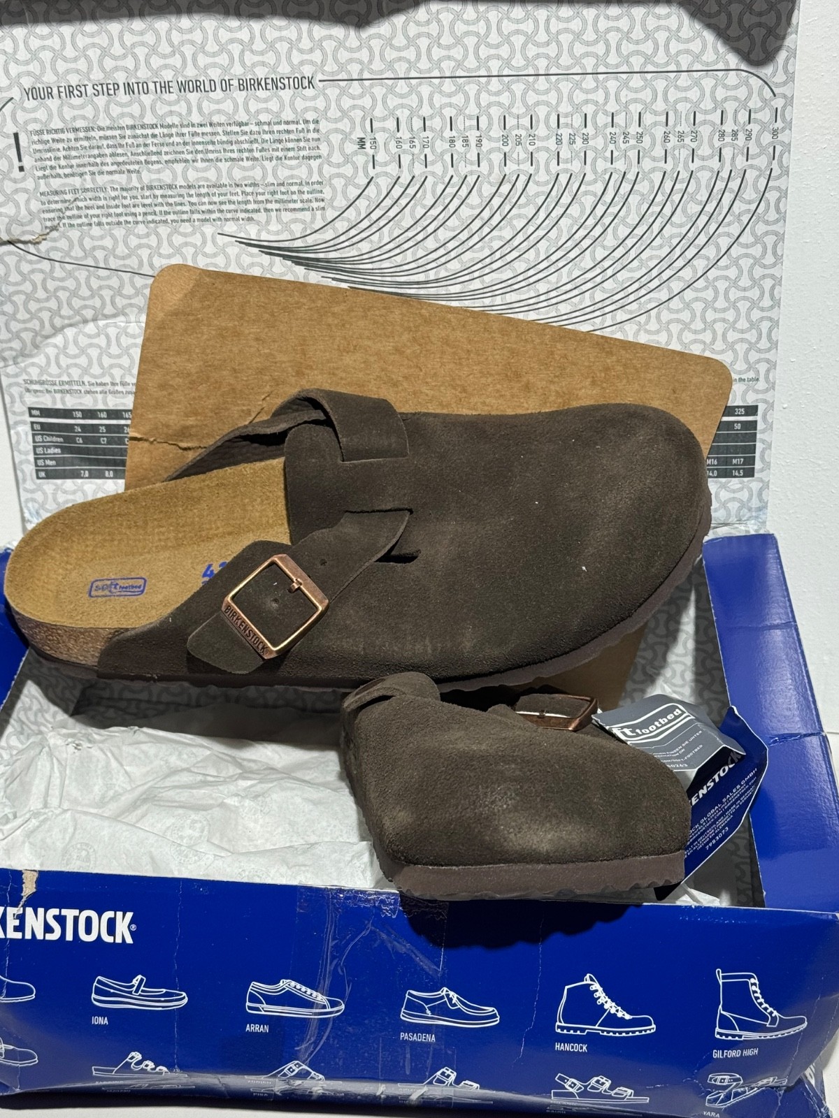 Birkenstock Boston BS Mocca Clog Narrow Fit Size 41 women’s US 10 BRAND NEW