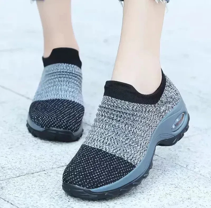 Women Orthopedic Walking Shoes Slip On Arch Support Comfort Sneakers Breathable