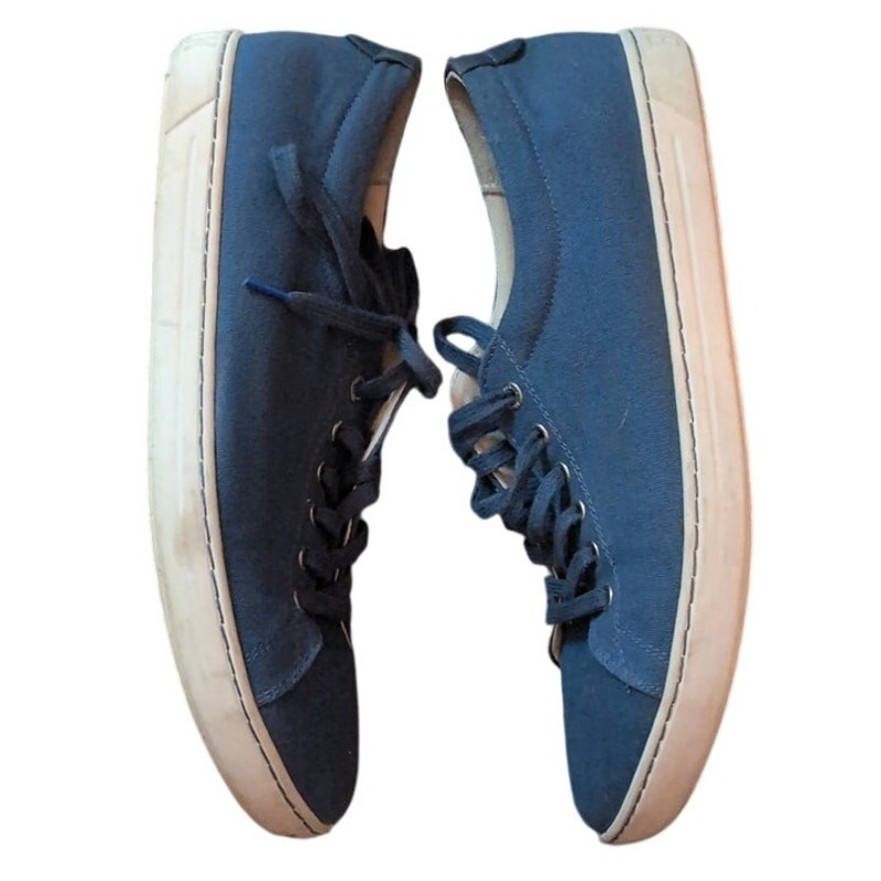 Birkenstock Bend Low Canvas Sneakers Blue Men’s EU 42/ US 9-9.5 Comfort Shoes