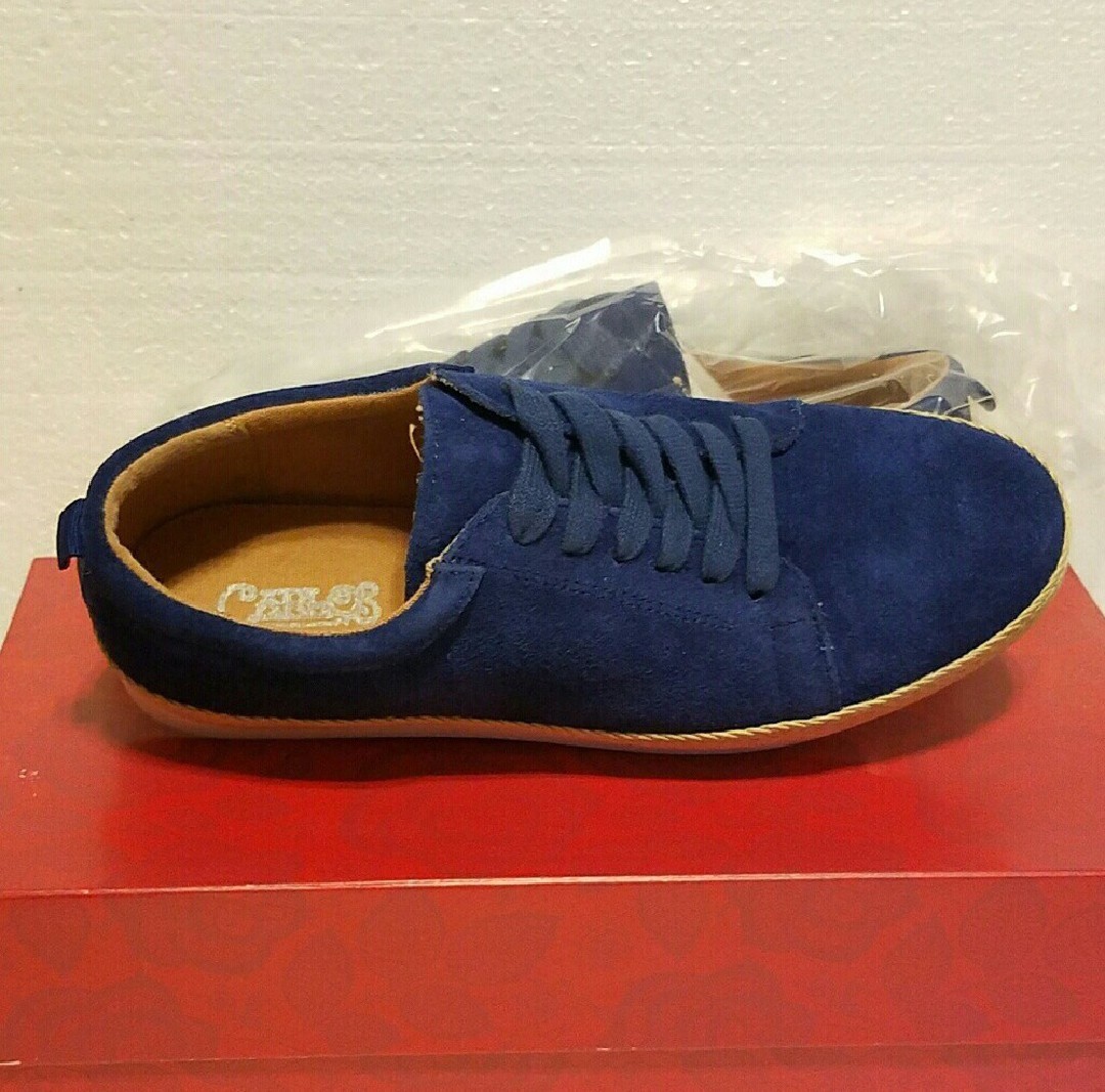 Carlos By Carlos Santana Blue Suede Espadrille Shoes Sz10
