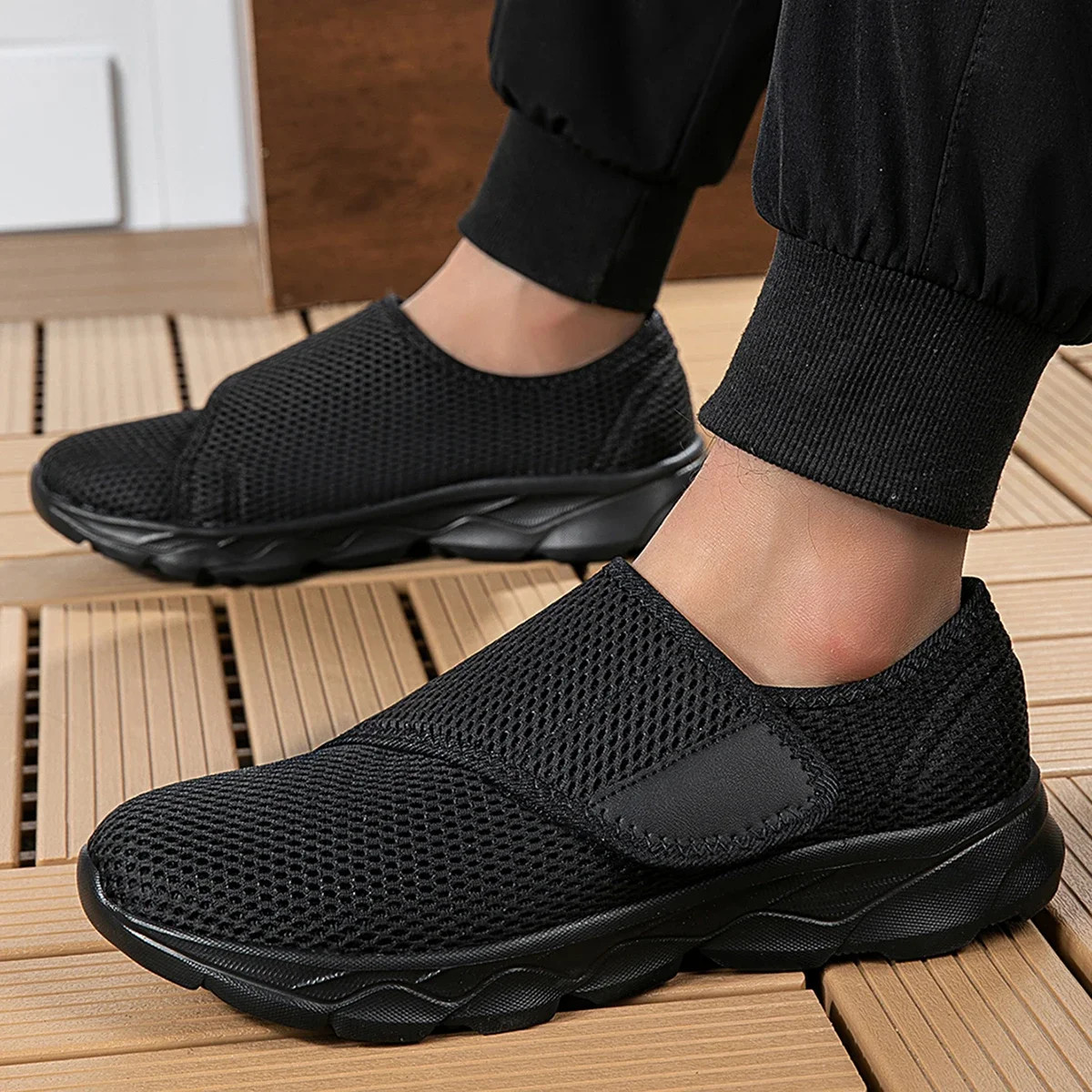 Orthopedic Walking Shoes Wide Fit Diabetic Comfortable Adjustable Casual