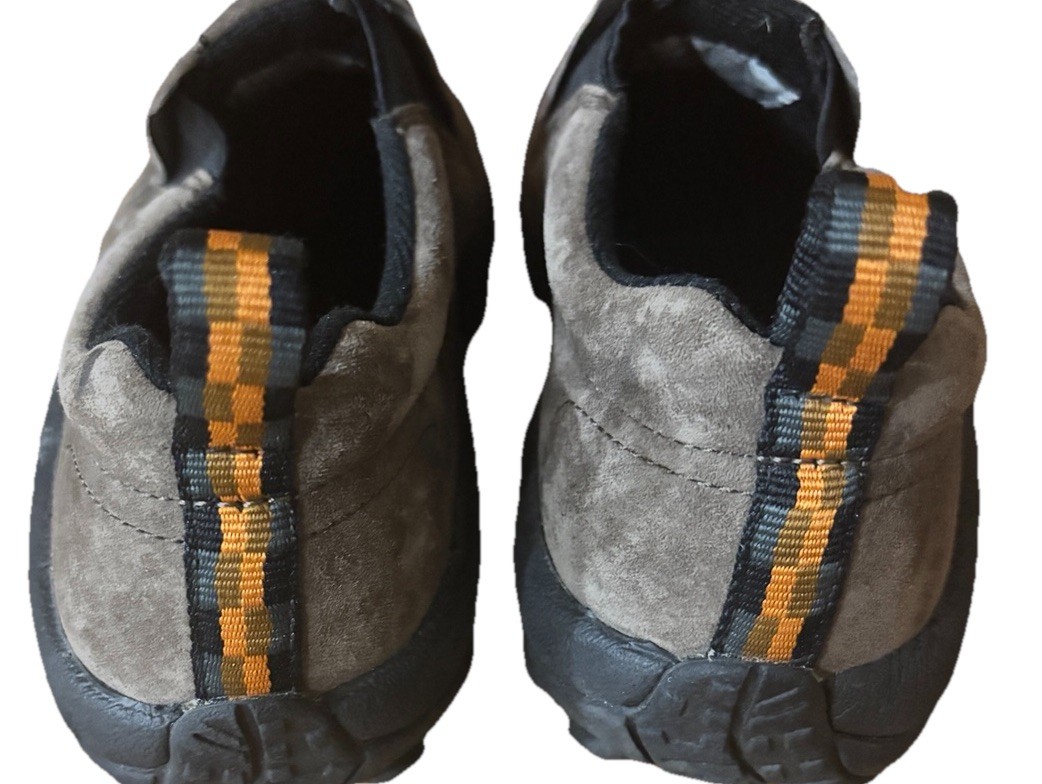 Merrell Jungle Moc Gunsmoke Loafers Shoes 8 Suede Dual Density Hiking Walking