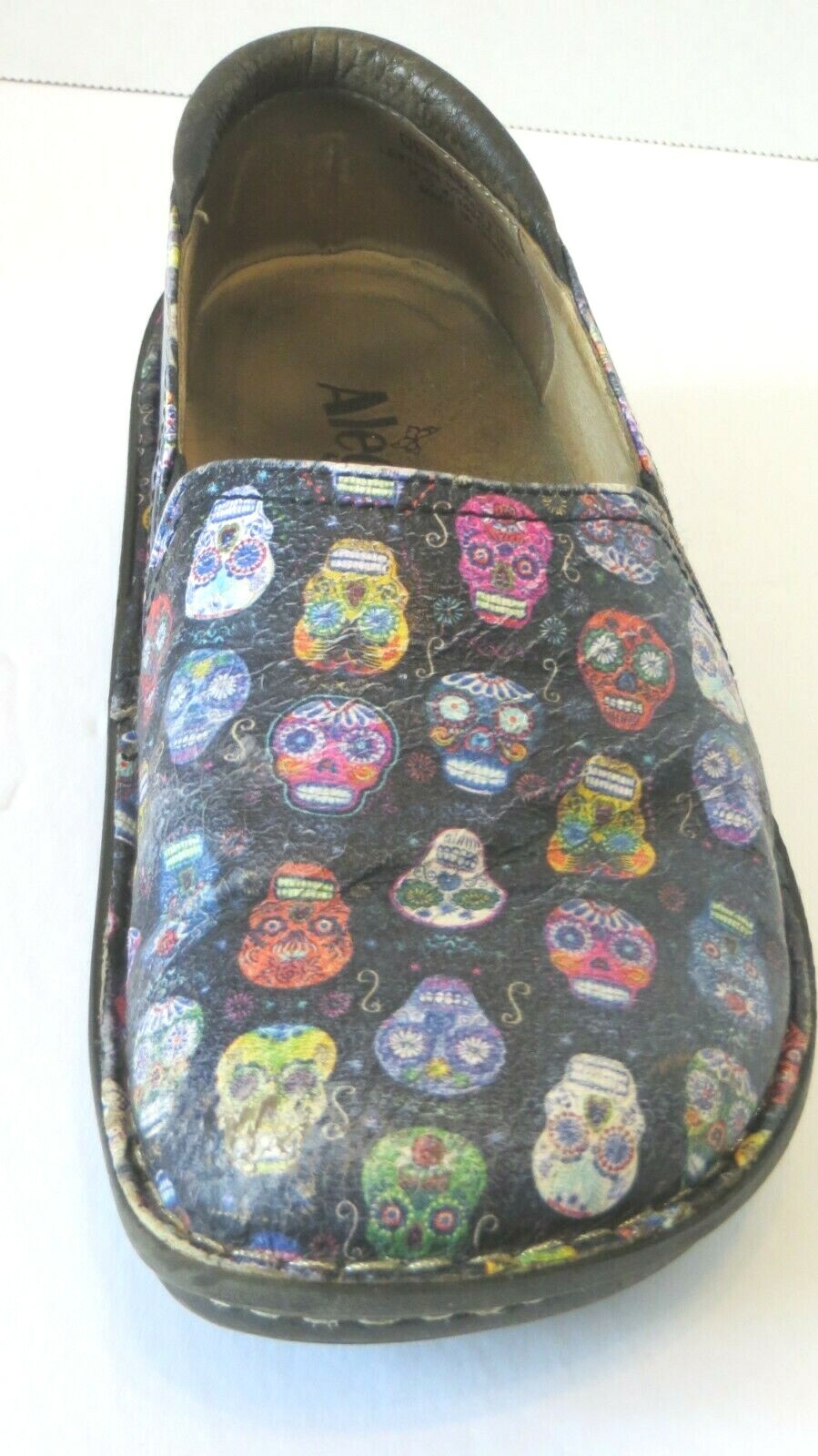 Alegria Shoes Womens European Size 37 Clog Deb 484 Cinco De Mayo Halloween Spook