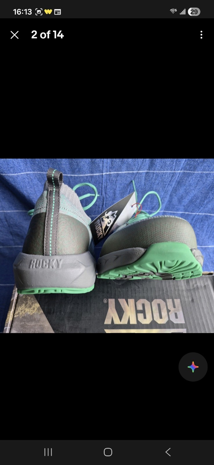 ROCKY COMP TOE NO SLIP WORK SHOES VOL DISC 2/$40 3/$52.5 4/$60 9/9.5/10 BNIB!