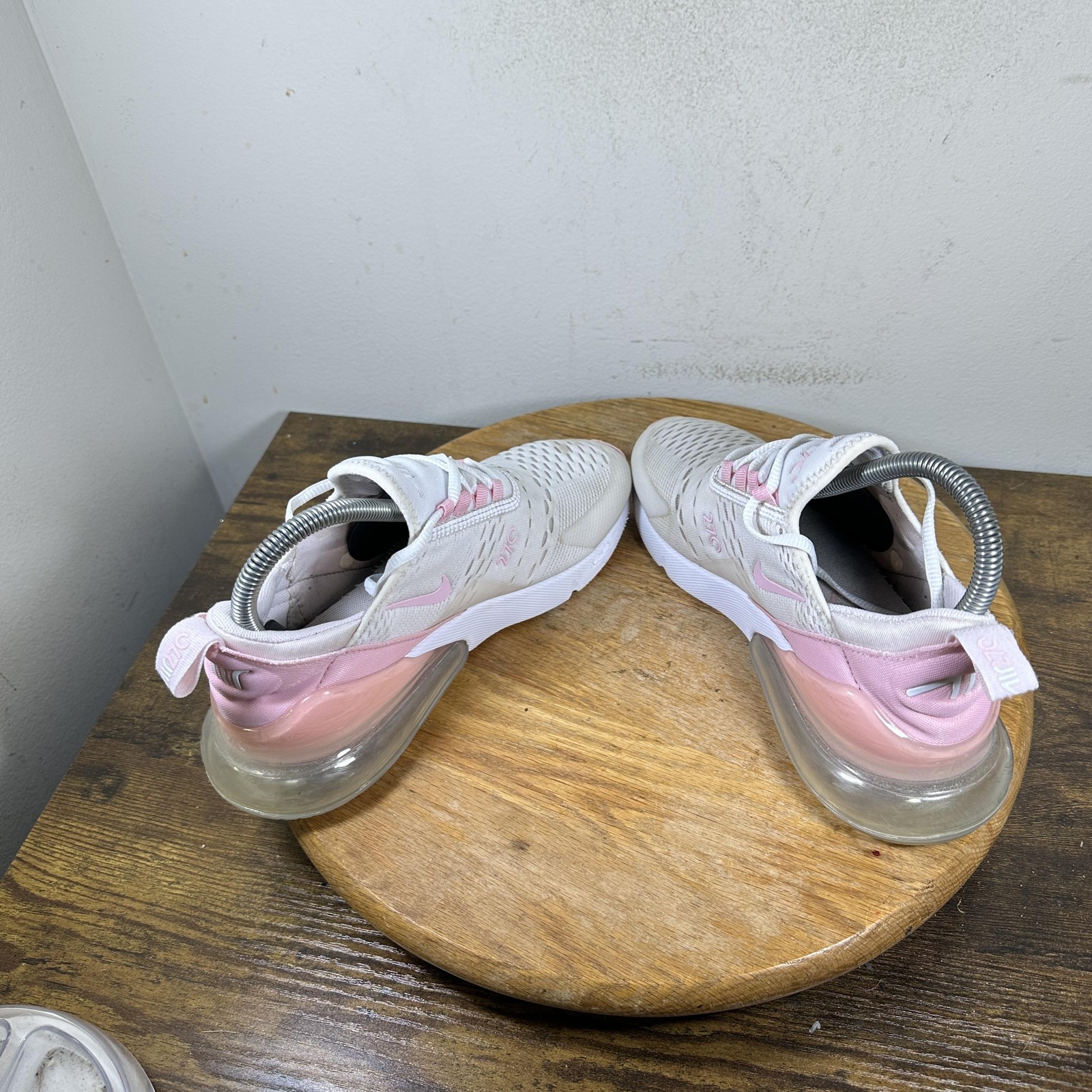 Nike Air Max 270 Shoes Womens Size 6.5 Mesh Running FJ4575-100 Sneakers