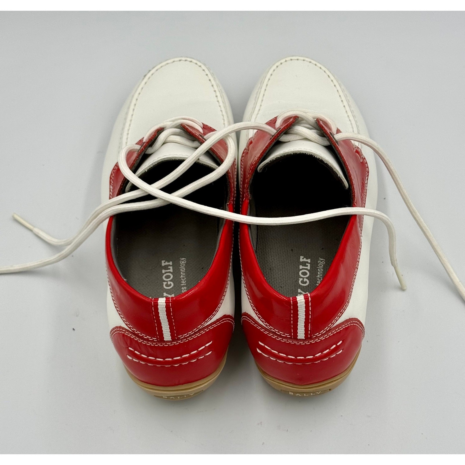 Bally Women’s Leather Lace-up Golf Mocc Pius Oxfords Loafer Shoes FlexTech Sz 8