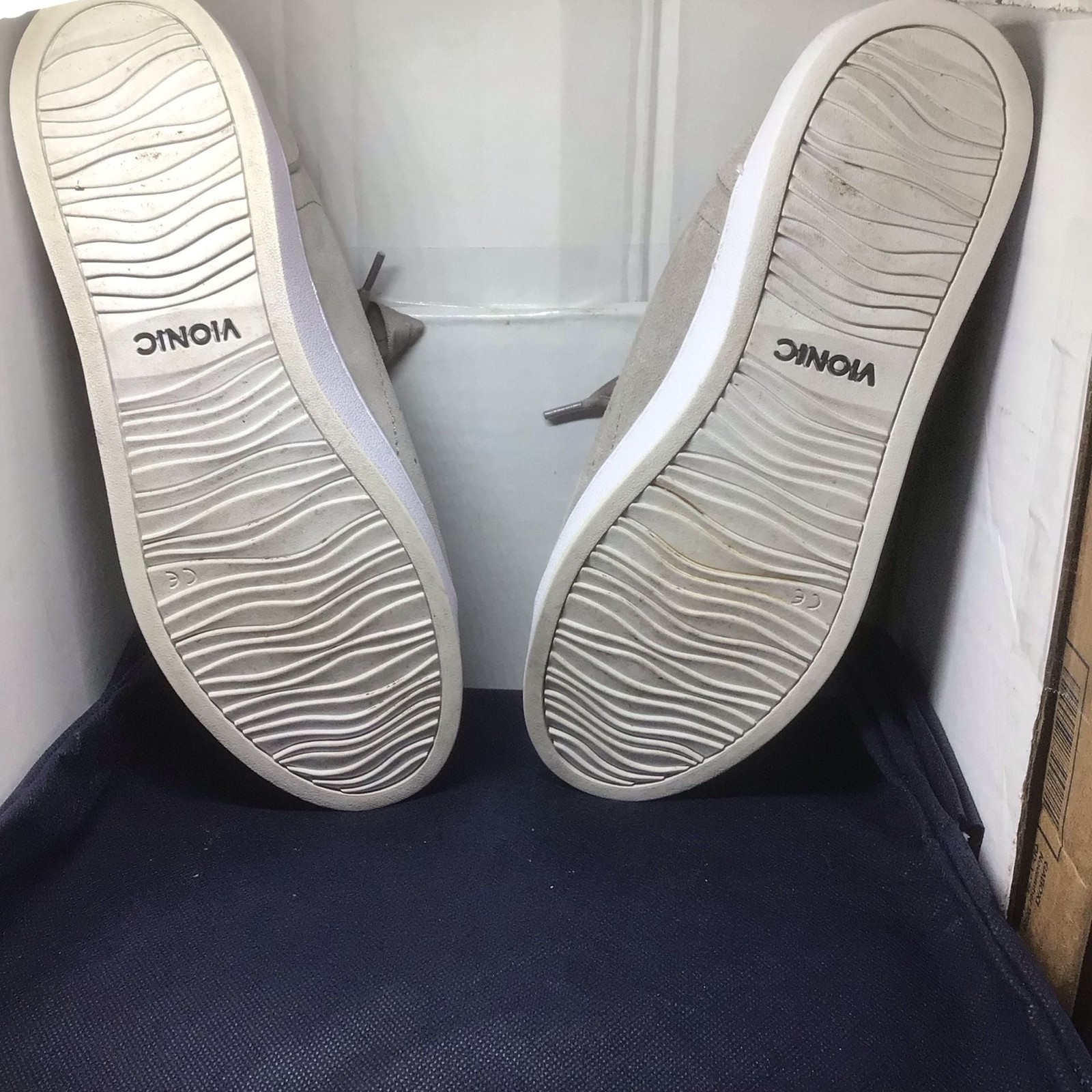 Vionic Keke Suede Lace-Up Sneakers with Ribbon Laces