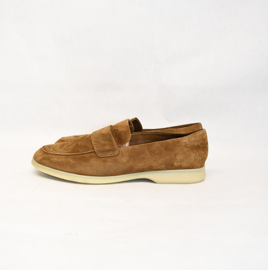 $330 VINCE BIG SUR SLIP-ON SOFT SUEDE LOAFER SHOES CAMEL BROWN 9.5 US (A5)