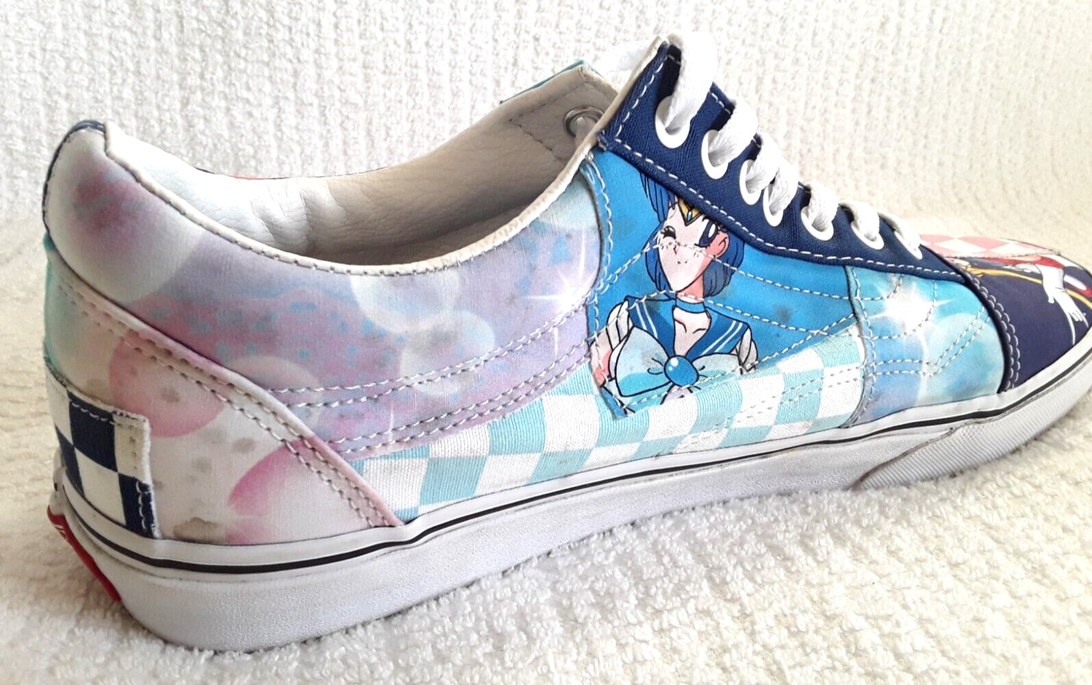 VANS Sailor Moon Old Skool Pretty Guardians Patchwork Sneakers Shoes Unisex