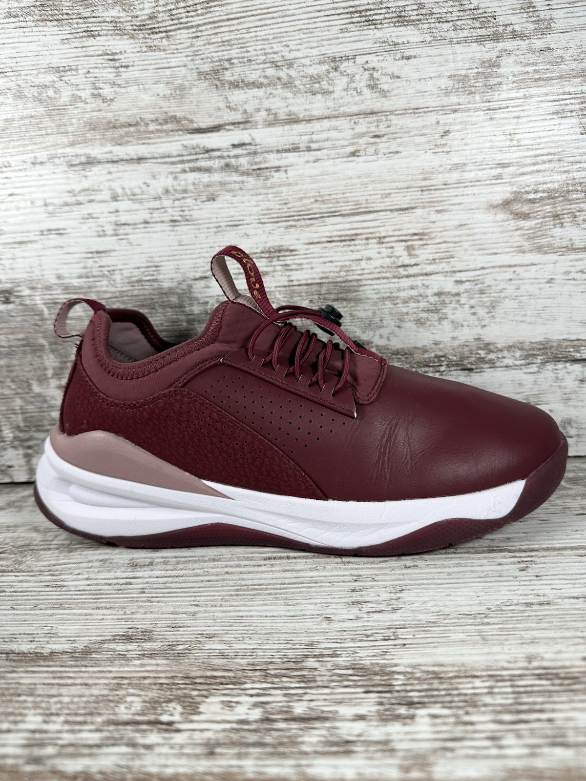 Women’s Clove Drawstring Slip On Nurses Shoes Royal Maroon Sz 7 Athletic EUC!