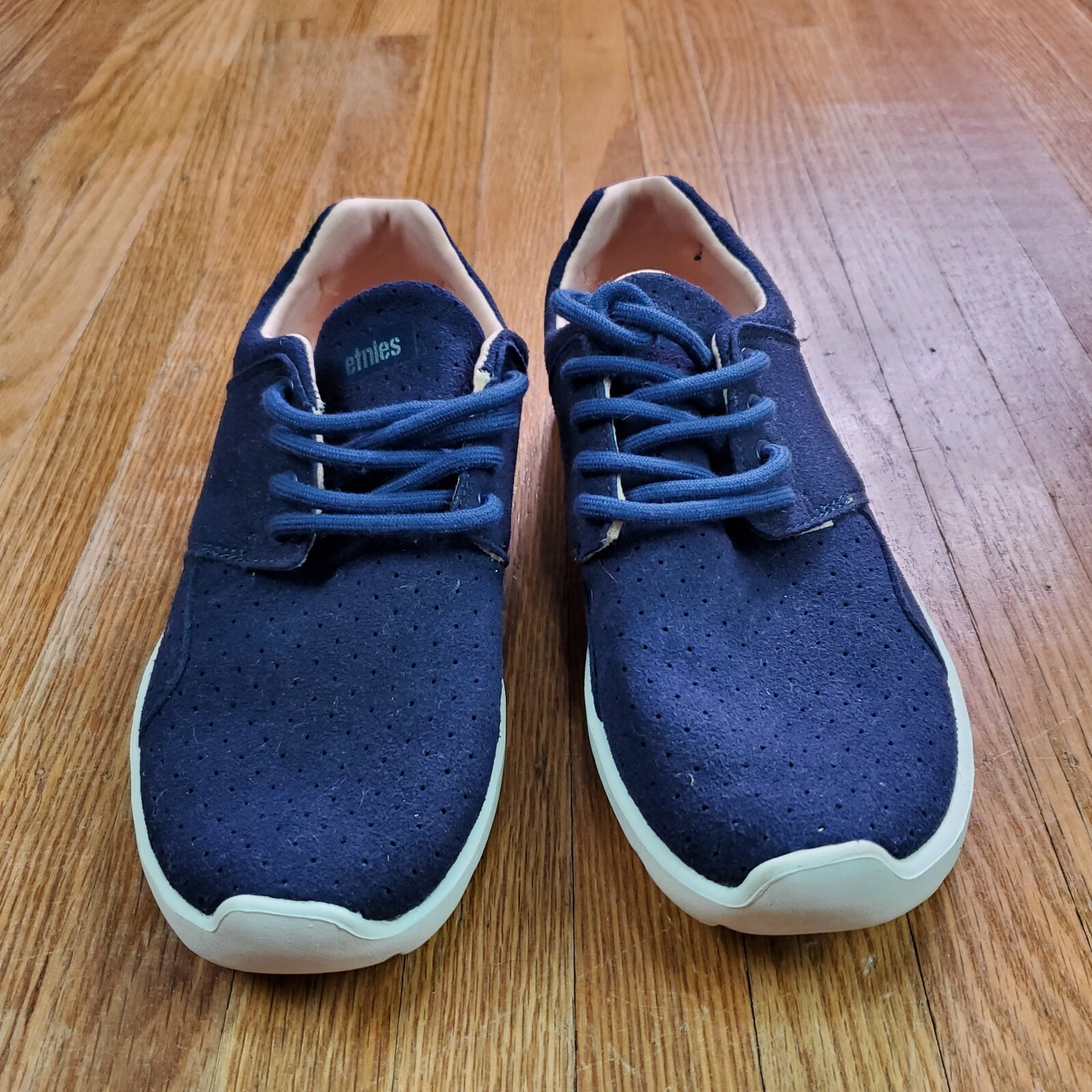 Etnies Scout XT Womens Lace Up Shoes Sz 7 Skate Skateboarding Casual Navy Blue