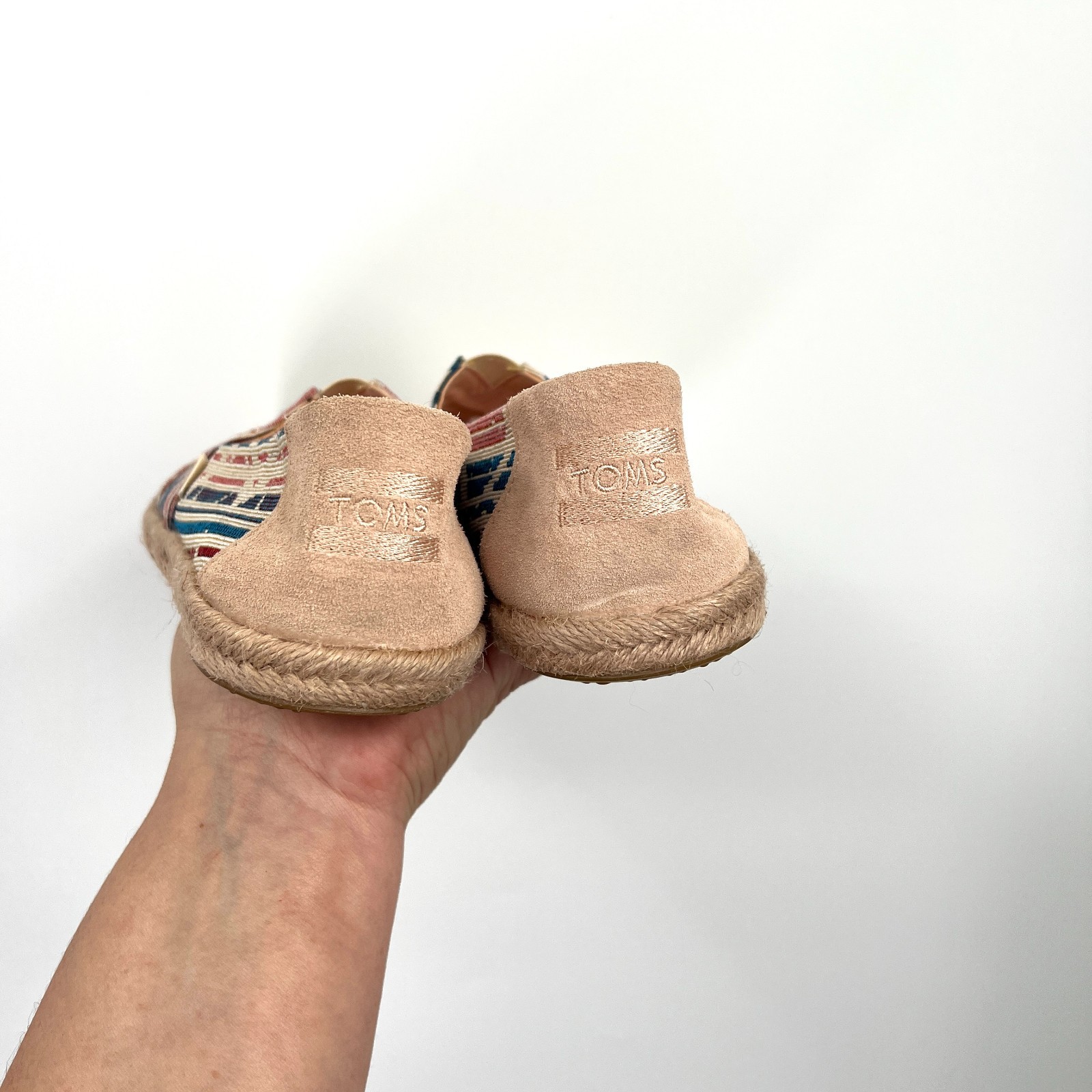 TOMS Classic Alpargata slip-on southwestern geometric print shoes casual 9.5