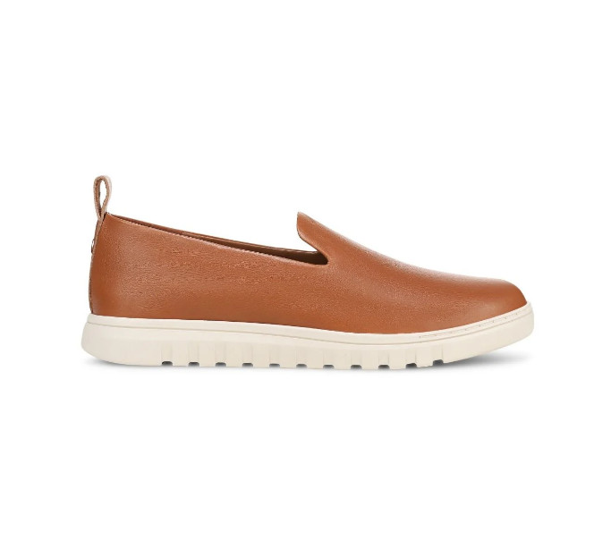 VIONIC Uptown Willa Slip On Sneaker Tan Leather NEW