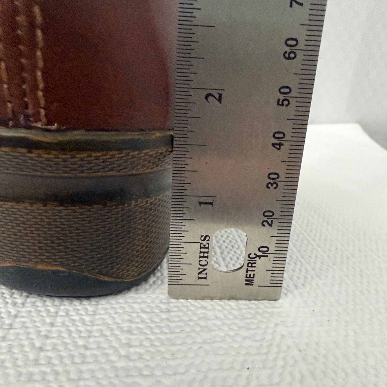 Keen Shoes Womens Size 8.5 Mora Button Slip On Wedge Brown Leather Comfort
