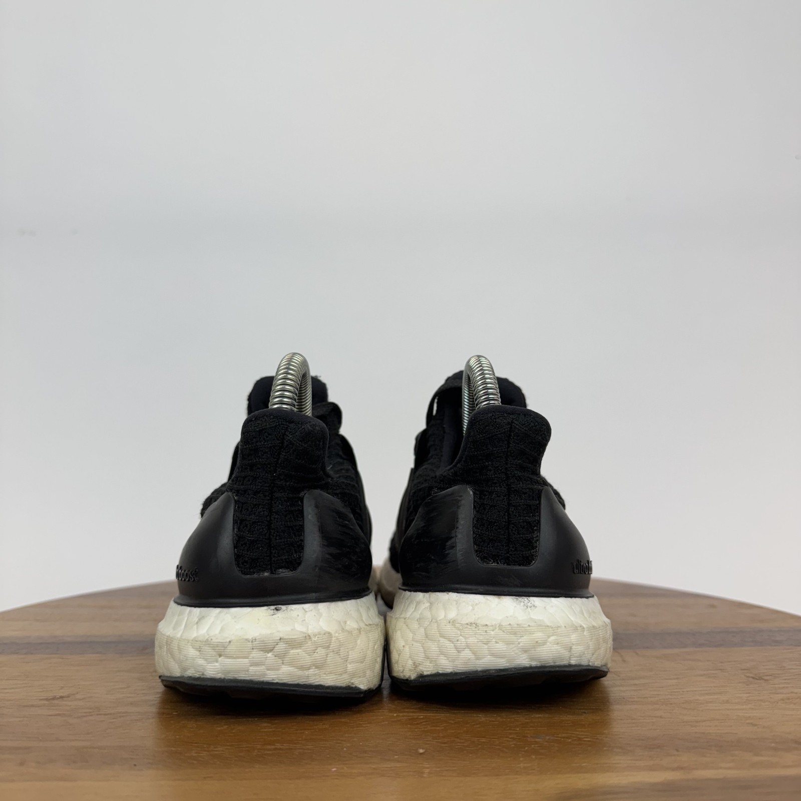 Womens Adidas Ultraboost 1.0 Black White Athletic Running Sneakers Size 6 M GUC