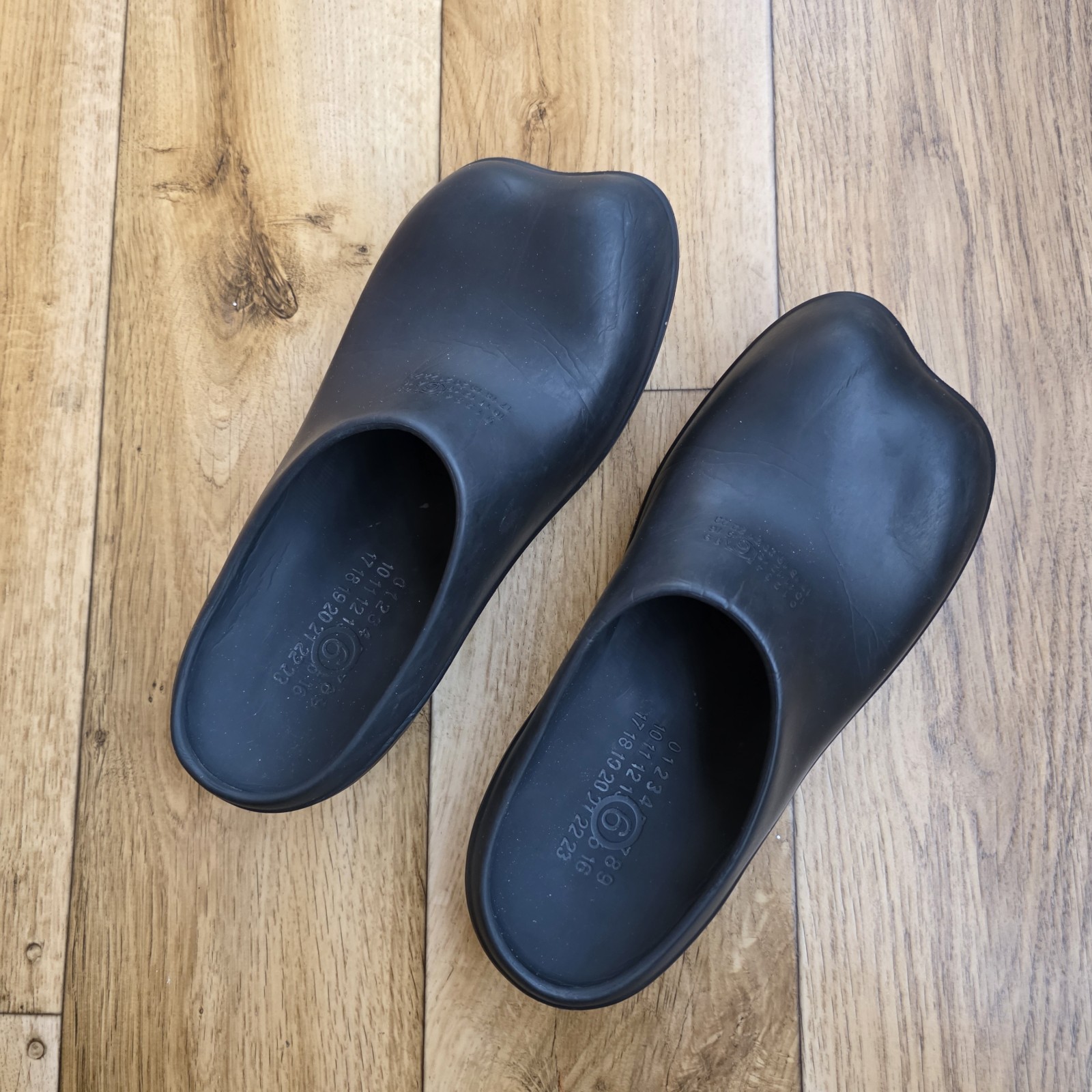MAISON MARGIELA MM6 ANATOMIC EVA CLOGS EXTRALIGHT SIZE 39/40 EU, 9 US, 6.5 UK