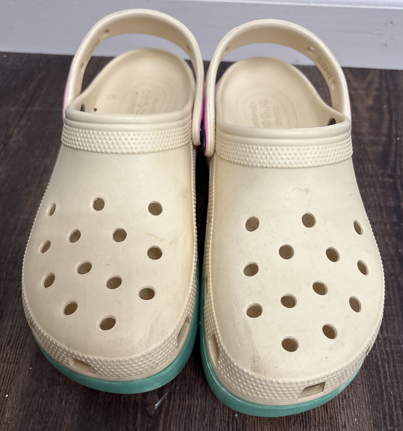 Crocs PLatform Clogs Sandals Ombré Women’s 10