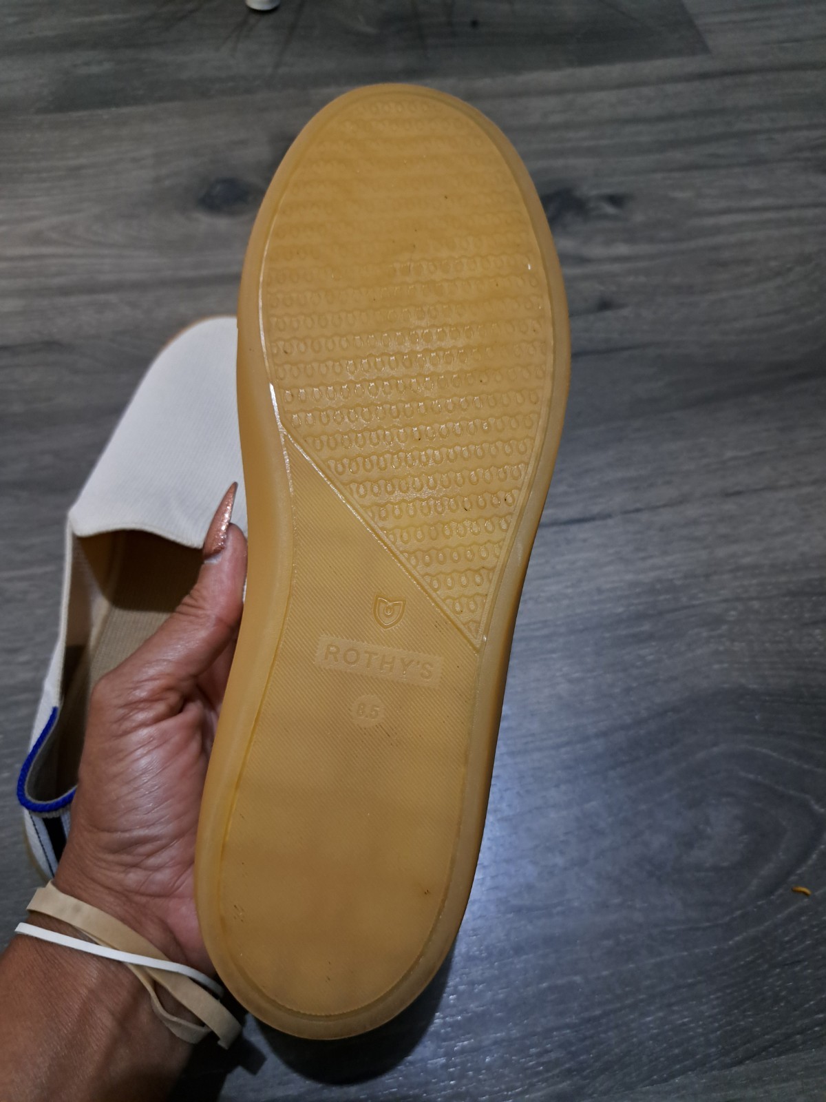 Rothy’s The City Slip On Sneakers Womens Size 8.5 Comfort Flats