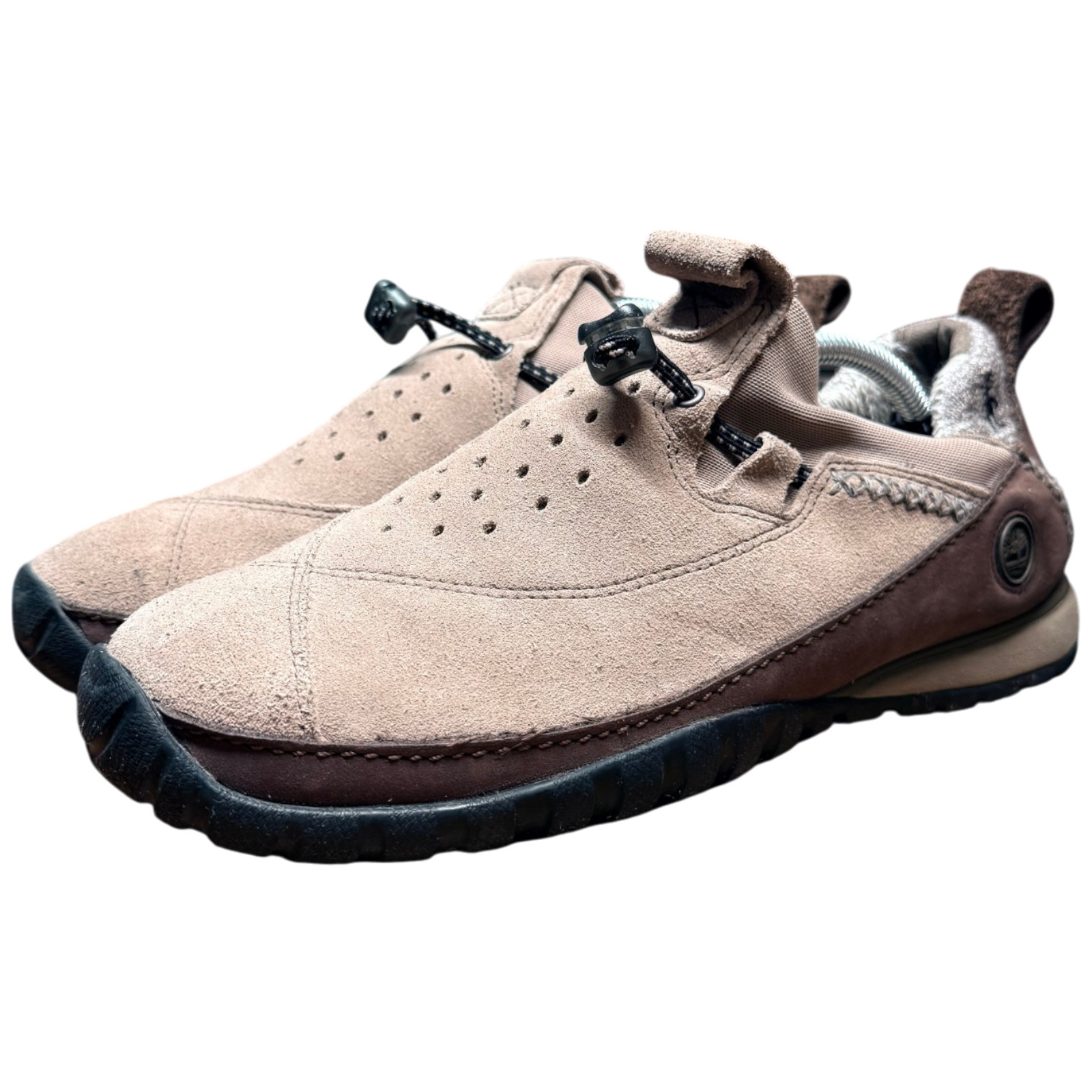 TIMBERLAND X Smartwool Power Lounger Women’s 9 Brown Suede Slip On Casual Shoes