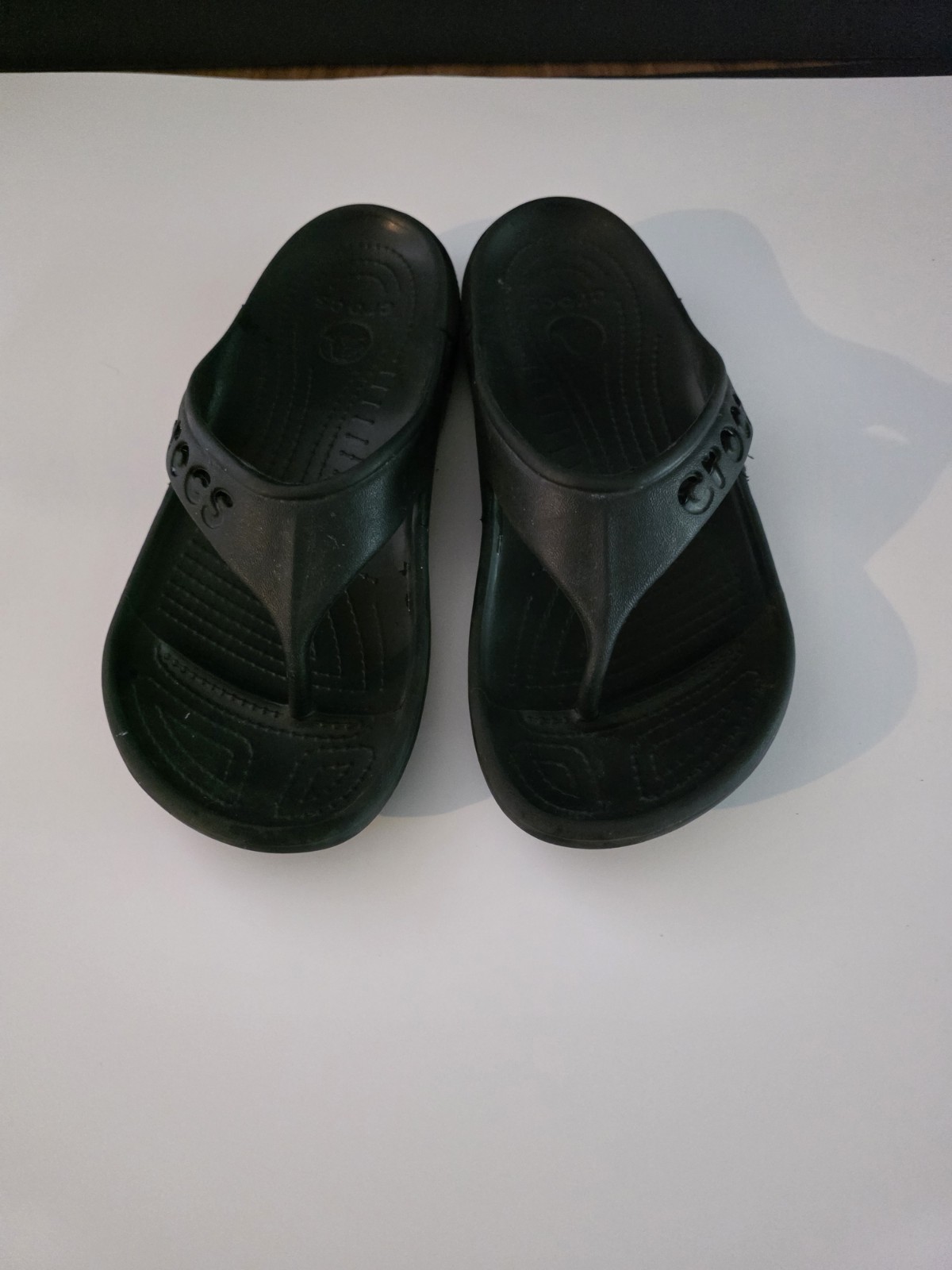 CROCS Baya Thong Style Black M 7 Or W 9